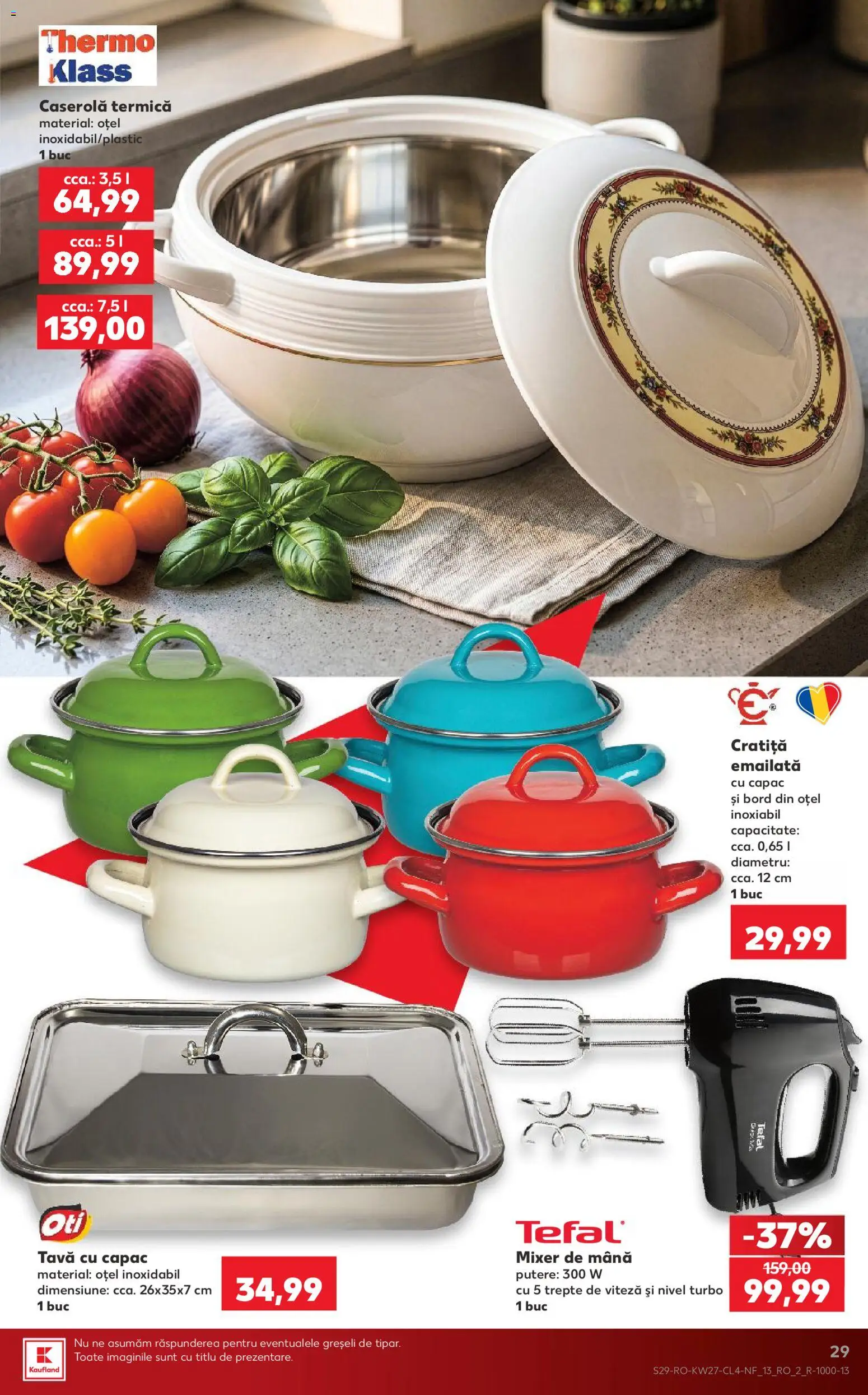 Catalog Kaufland 1 - 6 Iulie 2026 | Pagina 29 | Produse: Cratiță, Mixer