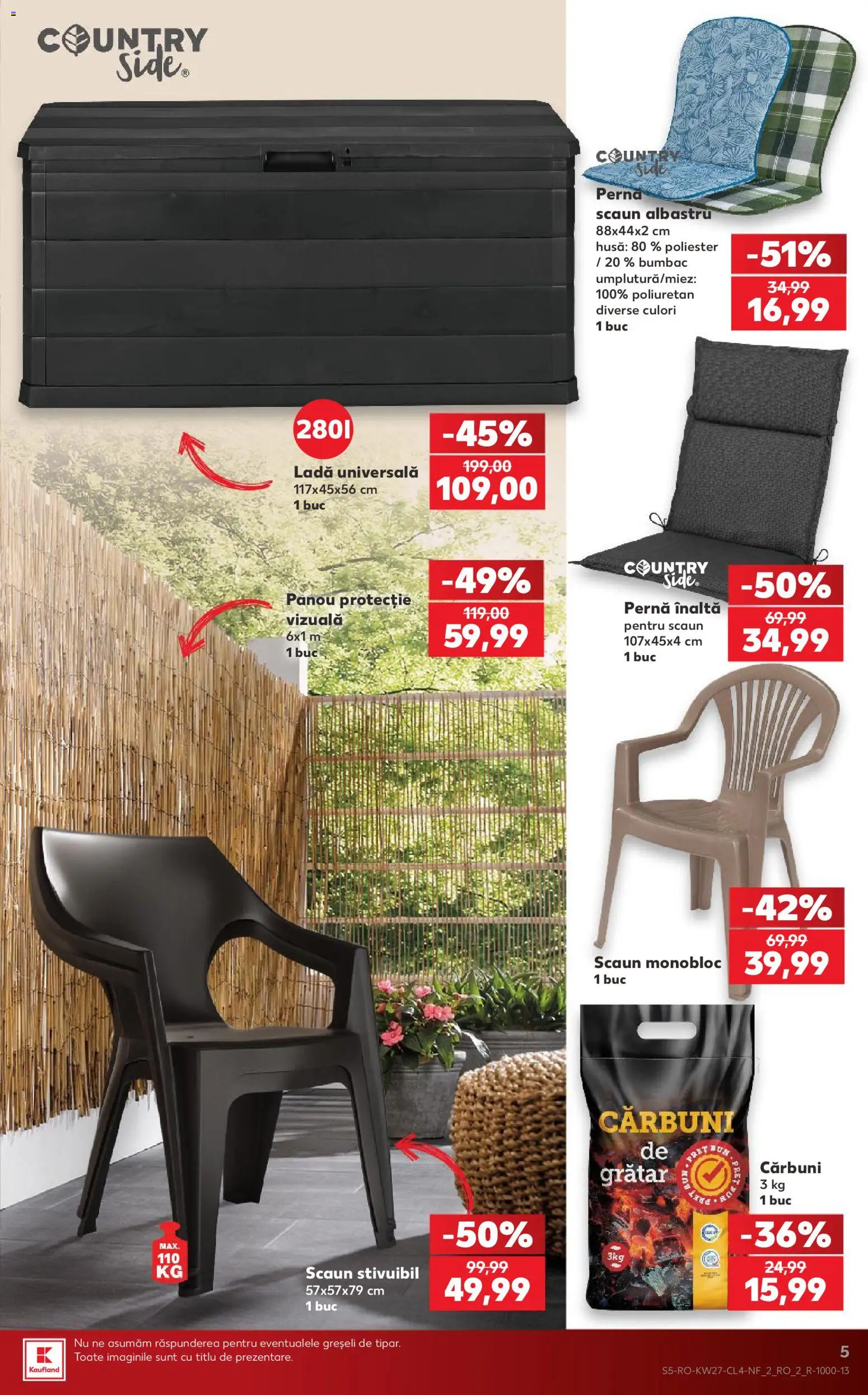 Catalog Kaufland 1 - 6 Iulie 2026 | Pagina 5 | Produse: Pernă scaun, Pernă, Grătar, Scaun
