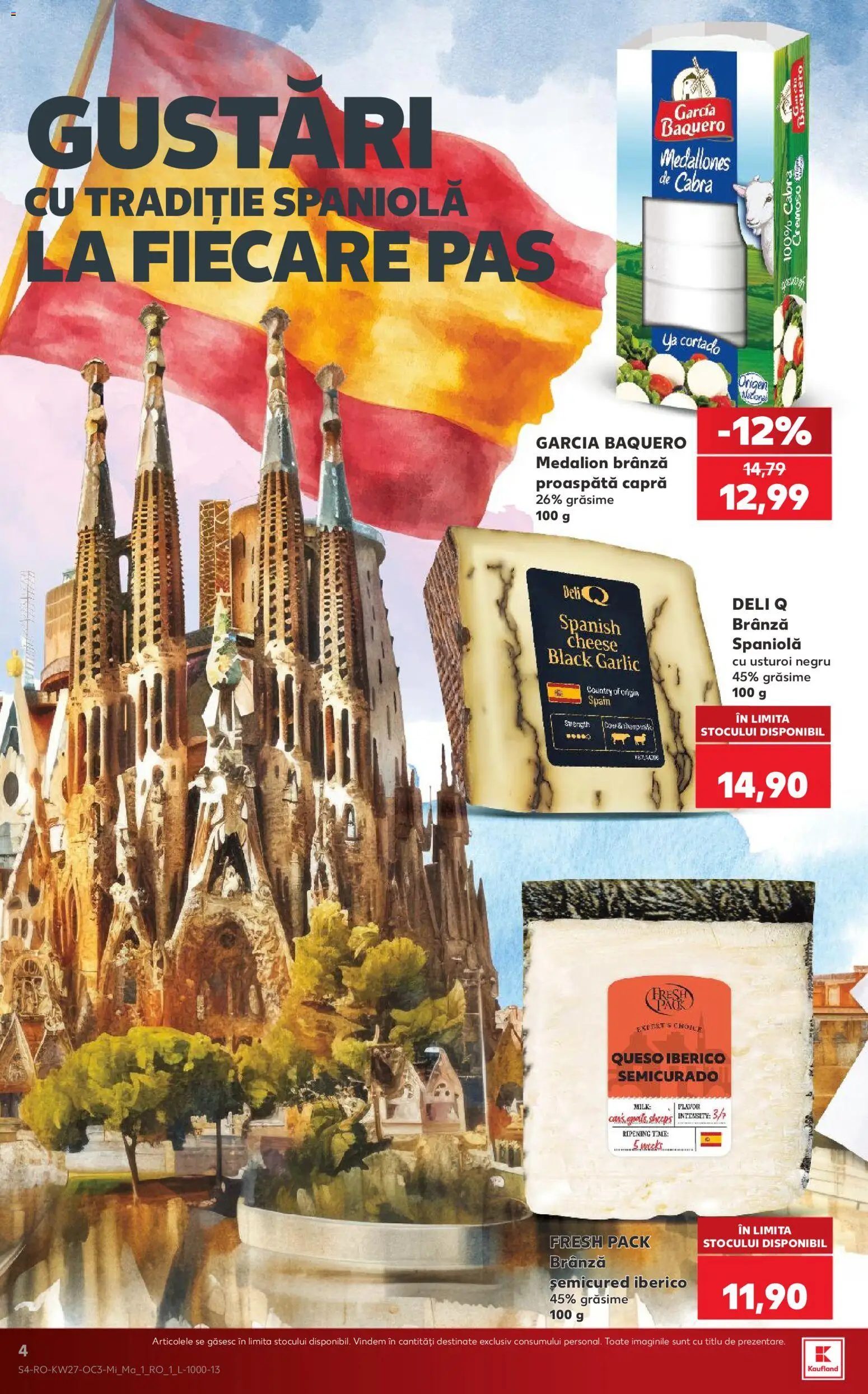 Catalog Kaufland 1 - 6 Iulie 2026 | Pagina 4 | Produse: Brânză, Usturoi