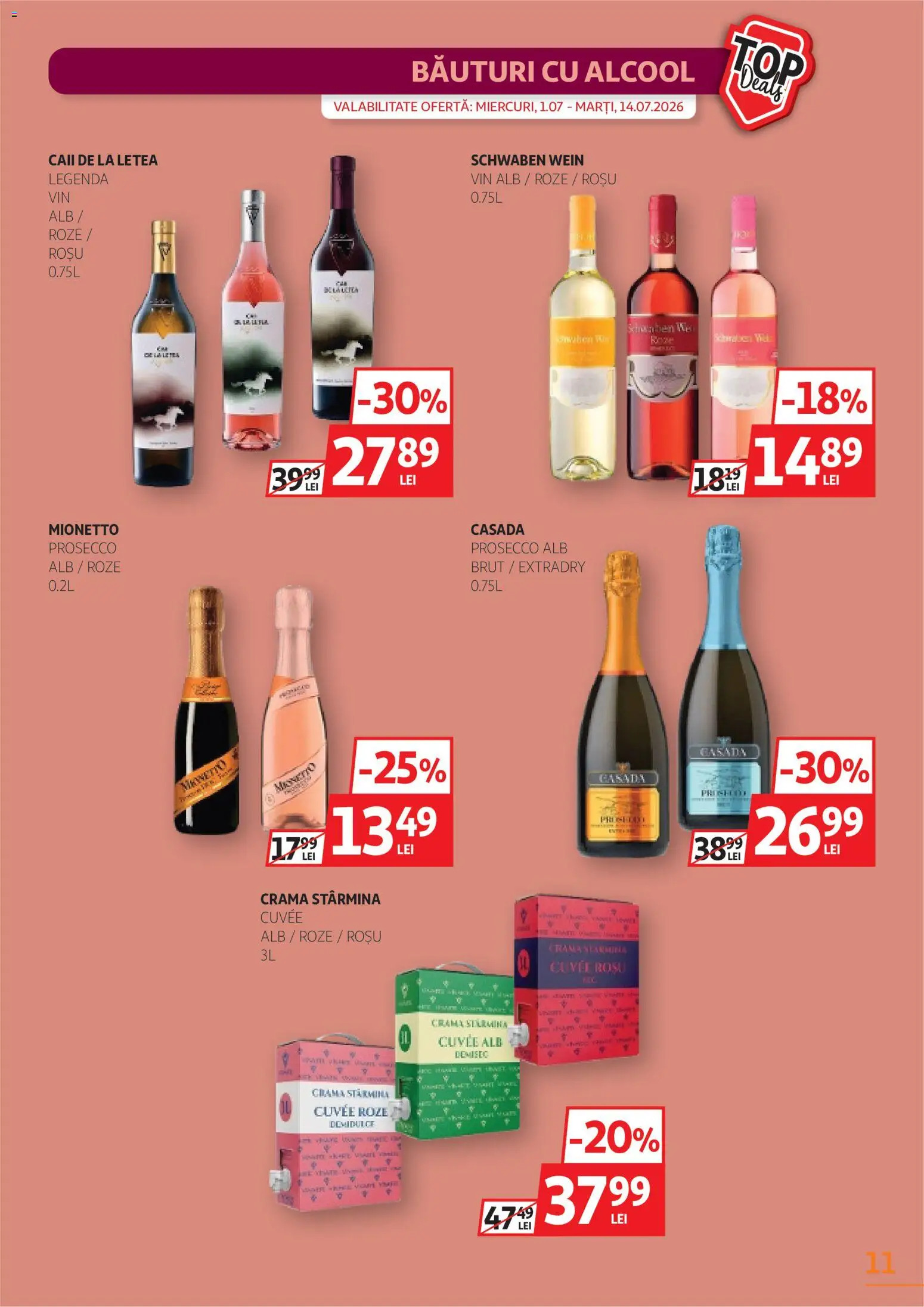 Catalog Auchan 1 - 13 Iulie 2026 | Pagina 11 | Produse: Prosecco, Vin