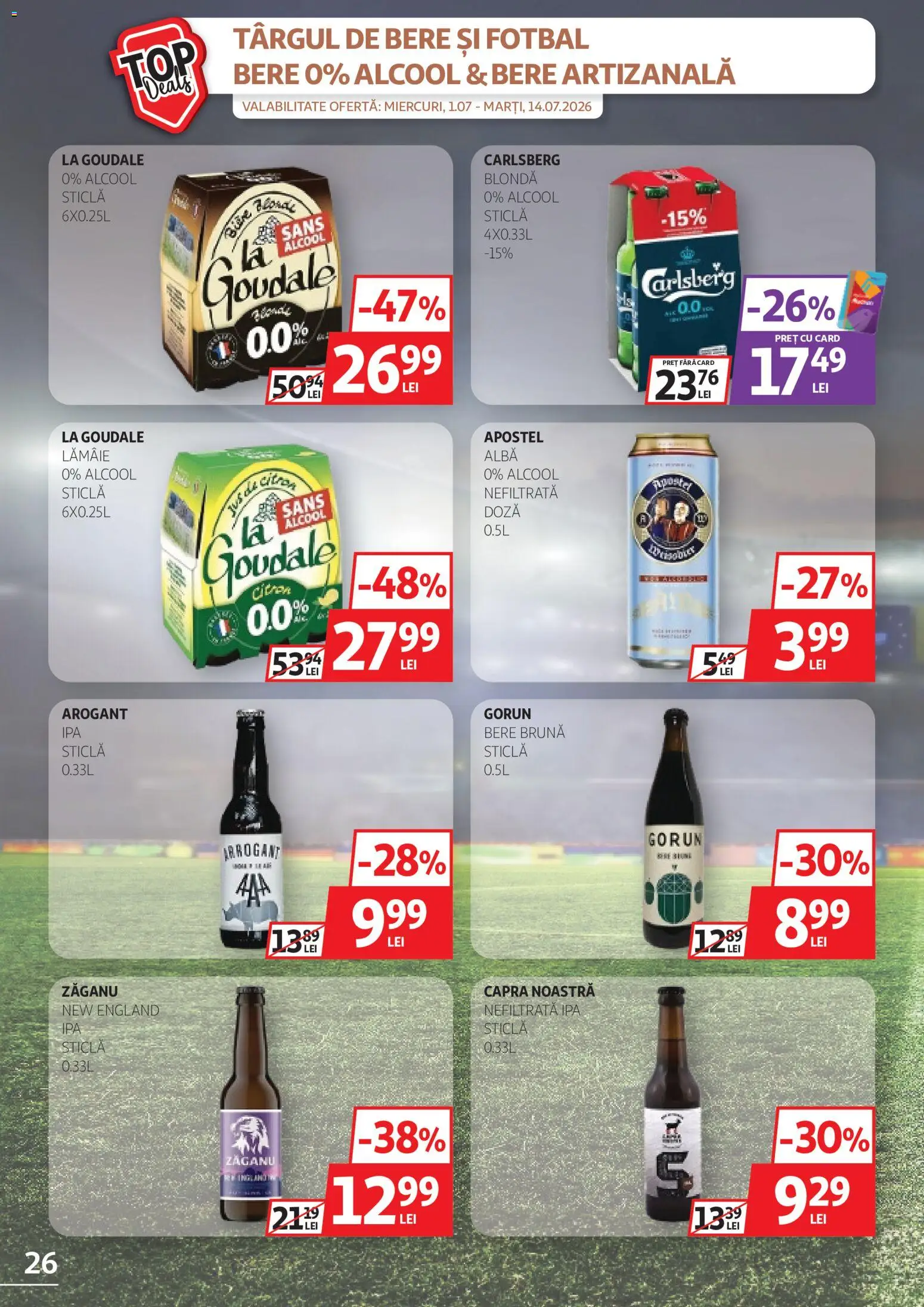 Catalog Auchan 1 - 13 Iulie 2026 | Pagina 26 | Produse: Bere, Lămâie