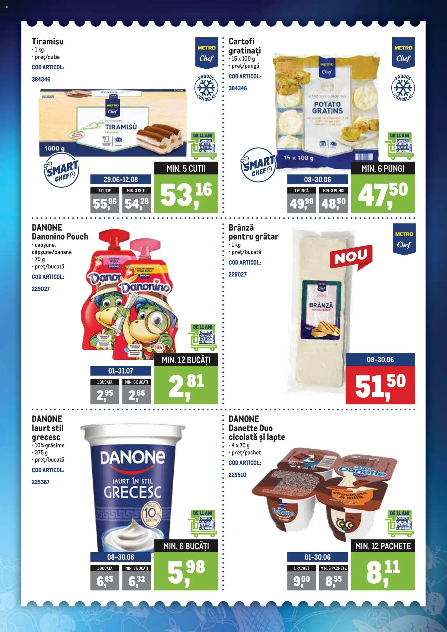Catalog METRO 29 Iunie - 4 Iulie 2026 | Pagina 2 | Produse: Pungă, Lapte, Iaurt, Cartofi