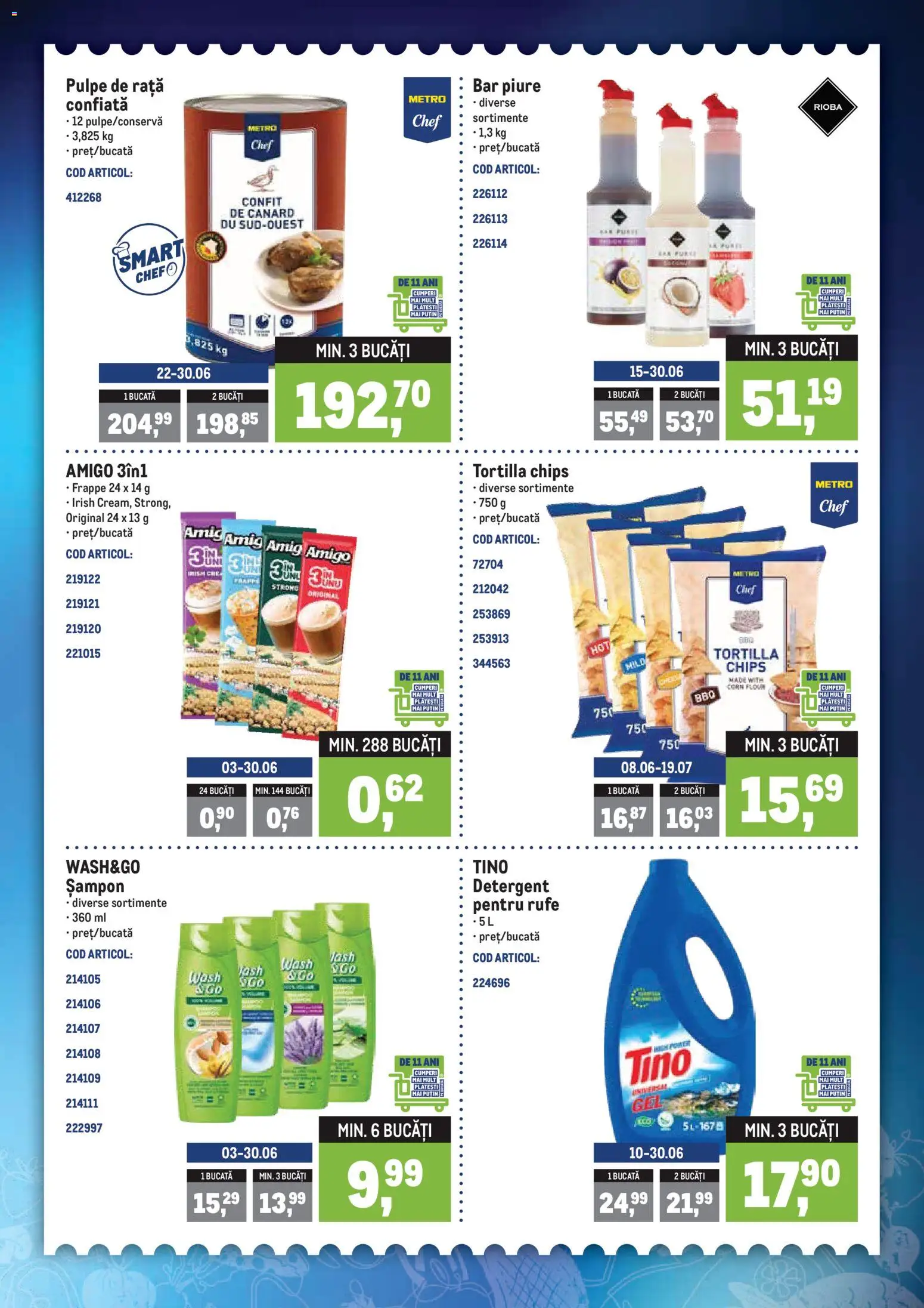 Catalog METRO 29 Iunie - 4 Iulie 2026 | Pagina 3 | Produse: Rață, Șampon, Detergent