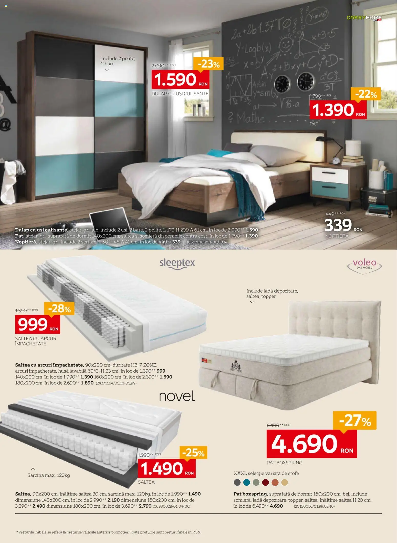 Catalog XXXLutz 29 Iunie - 1 August 2026 | Pagina 4 | Produse: Pat, Saltea, Topper, Türk kahvesi öğütme değirmeni