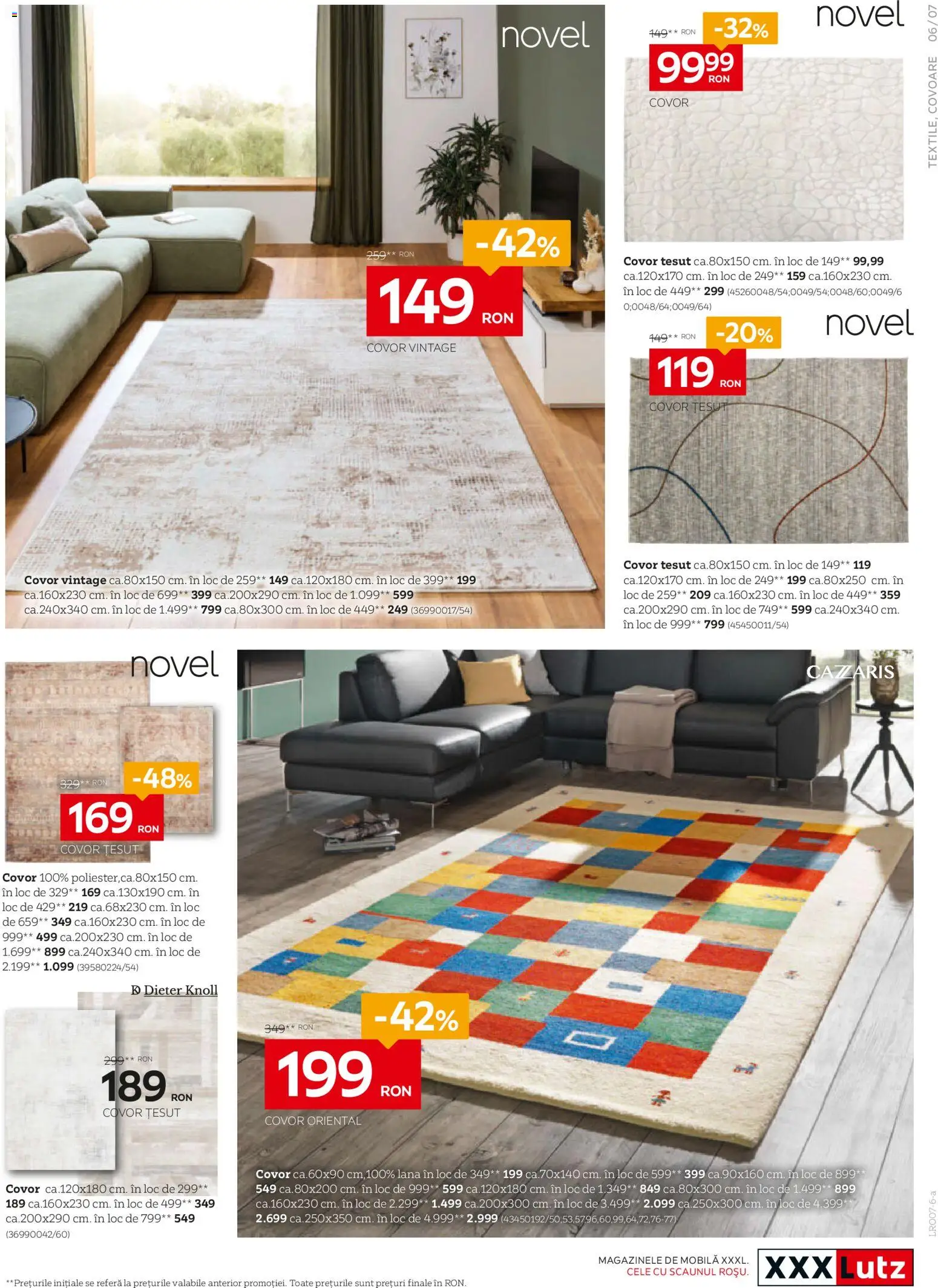 Catalog XXXLutz 29 Iunie - 1 August 2026 | Pagina 7 | Produse: Covor
