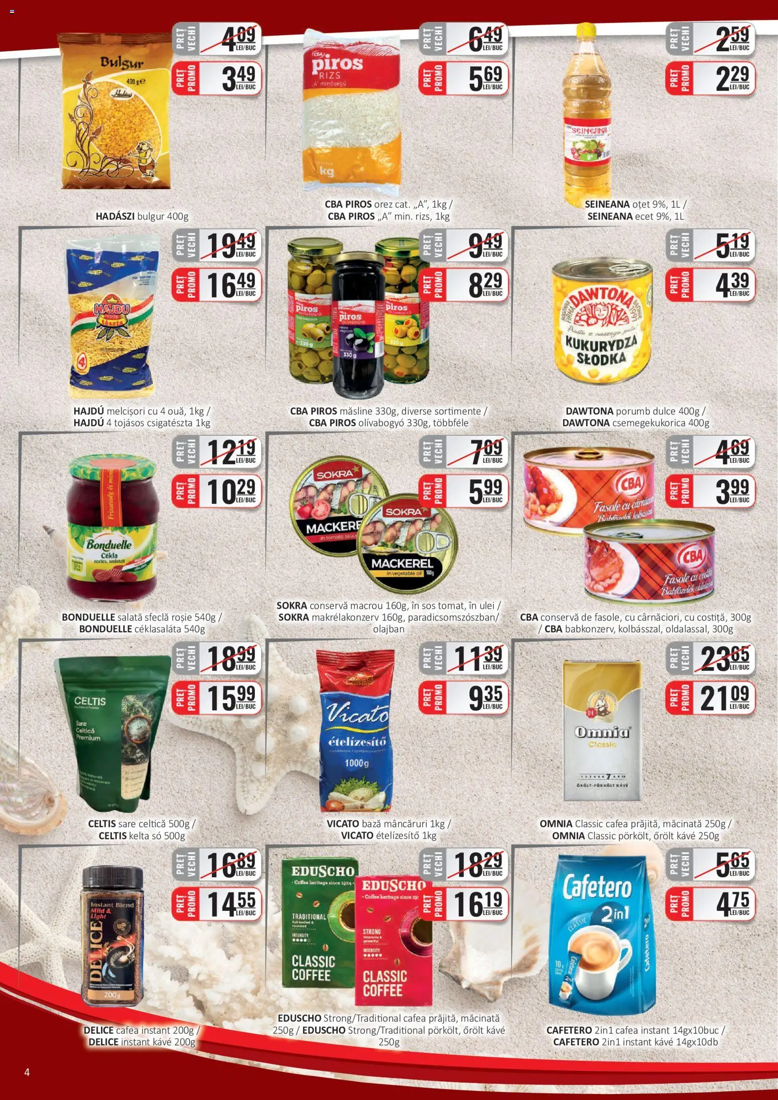 Catalog CBA 1 - 14 Iulie 2026 | Pagina 4 | Produse: Măsline, Orez, Salată, Sare