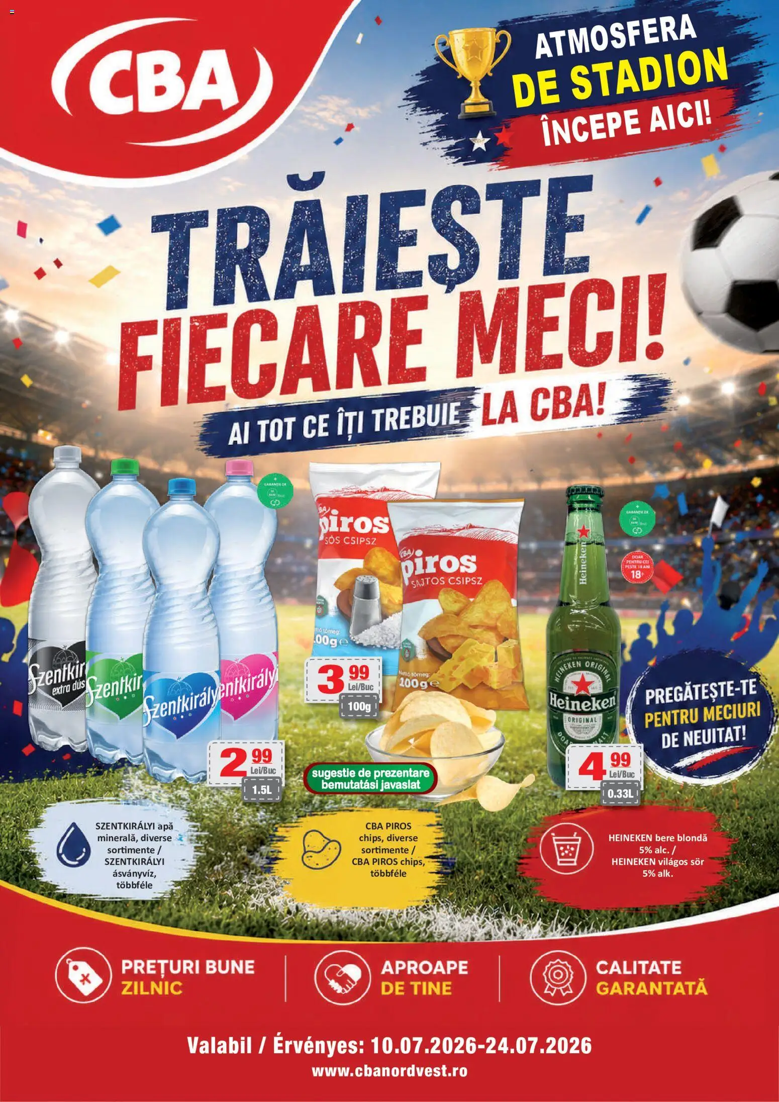 Catalog CBA 10 - 23 Iulie 2026 | Pagina 1 | Produse: Duș, Bere, Pește, Sos