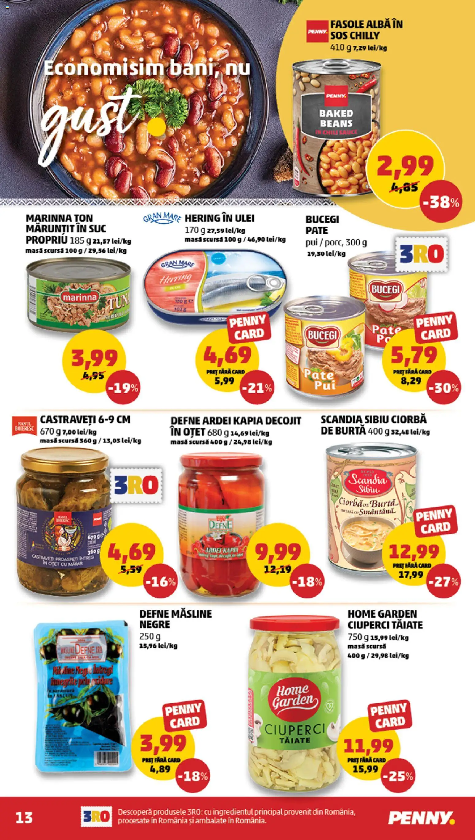 Catalog PENNY Market 1 - 6 Iulie 2026 | Pagina 13 | Produse: Mărar, Hacıyatmaz Kedi Oyuncağı, Ulei, Suc