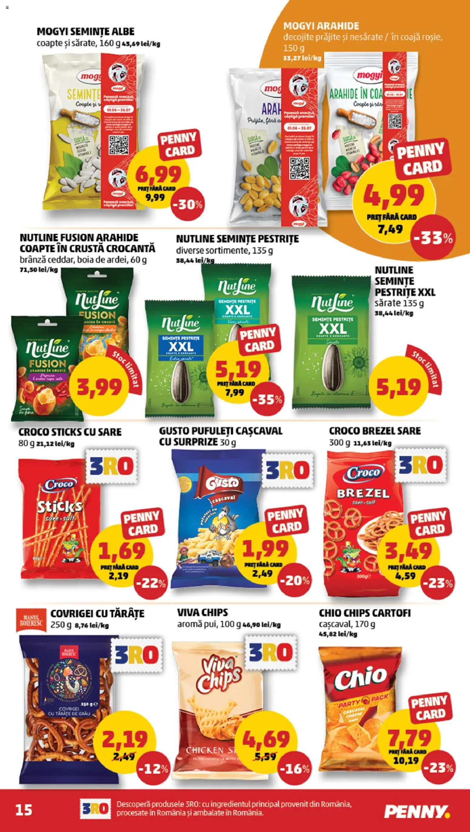 Catalog PENNY Market 1 - 6 Iulie 2026 | Pagina 15 | Produse: Arahide, Semințe, Pufuleți, Sare