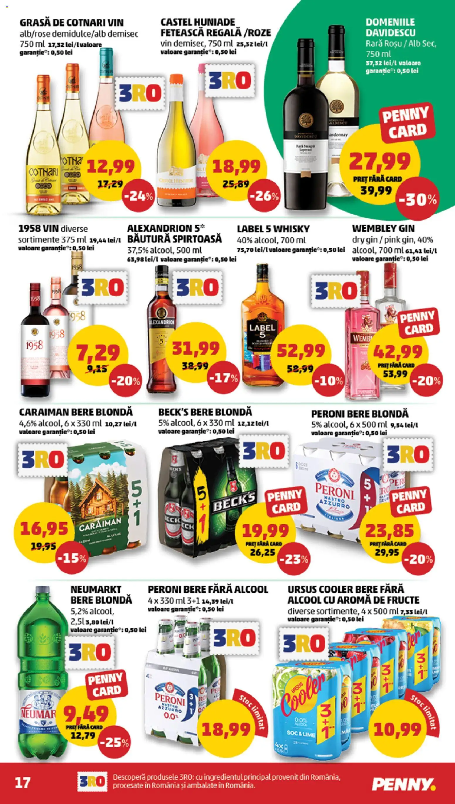 Catalog PENNY Market 1 - 6 Iulie 2026 | Pagina 17 | Produse: Vin, Bere, Gin, Fructe