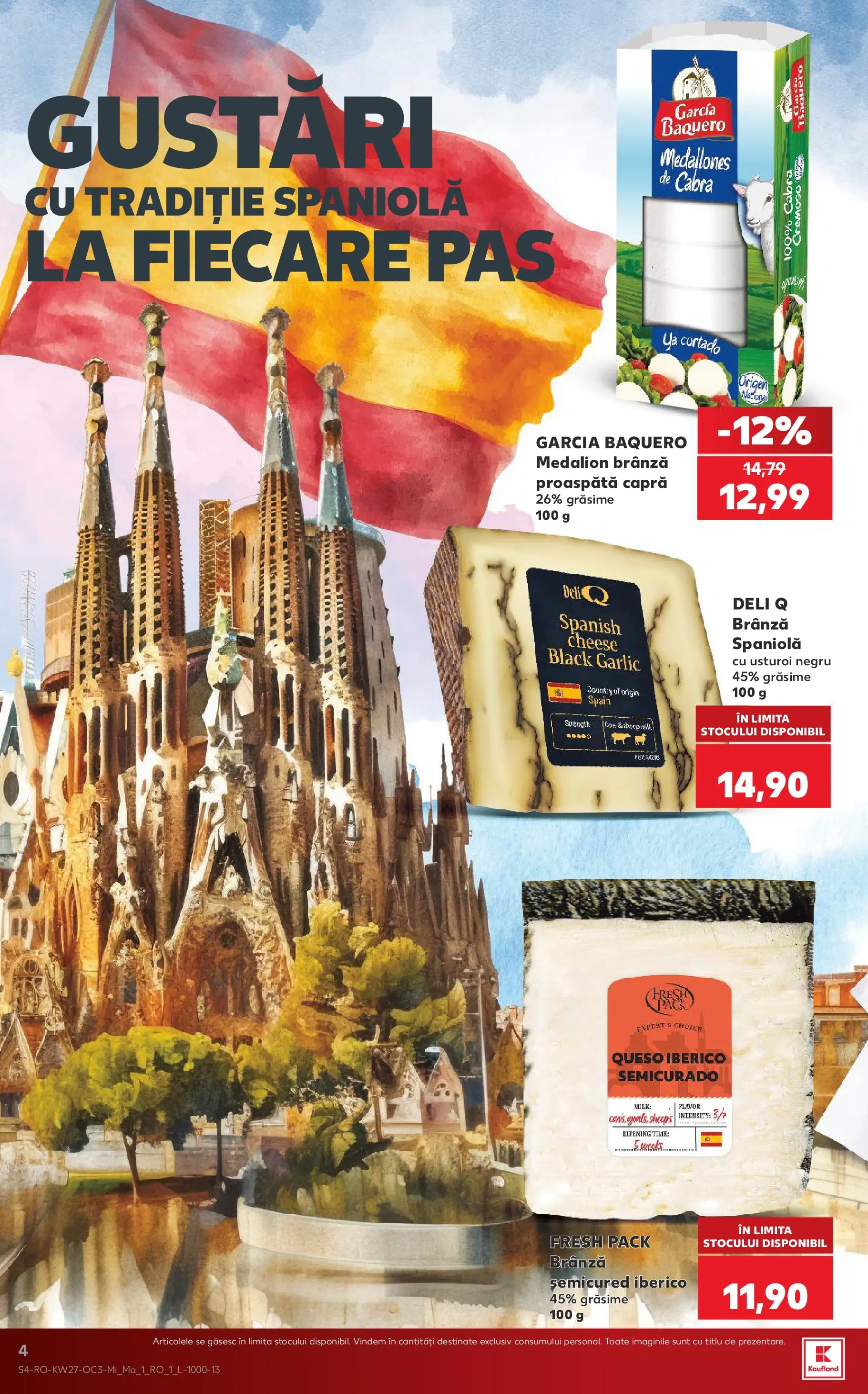 Catalog Kaufland 1 - 6 Iulie 2026 | Pagina 4 | Produse: Brânză, Usturoi