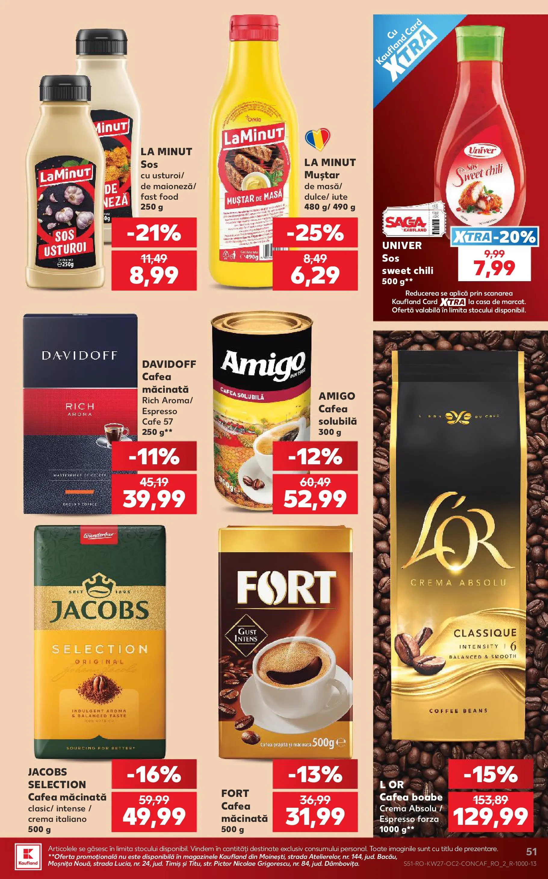 Catalog Kaufland 1 - 6 Iulie 2026 | Pagina 51 | Produse: Masă, Köpek çiti, Cremă, Muștar
