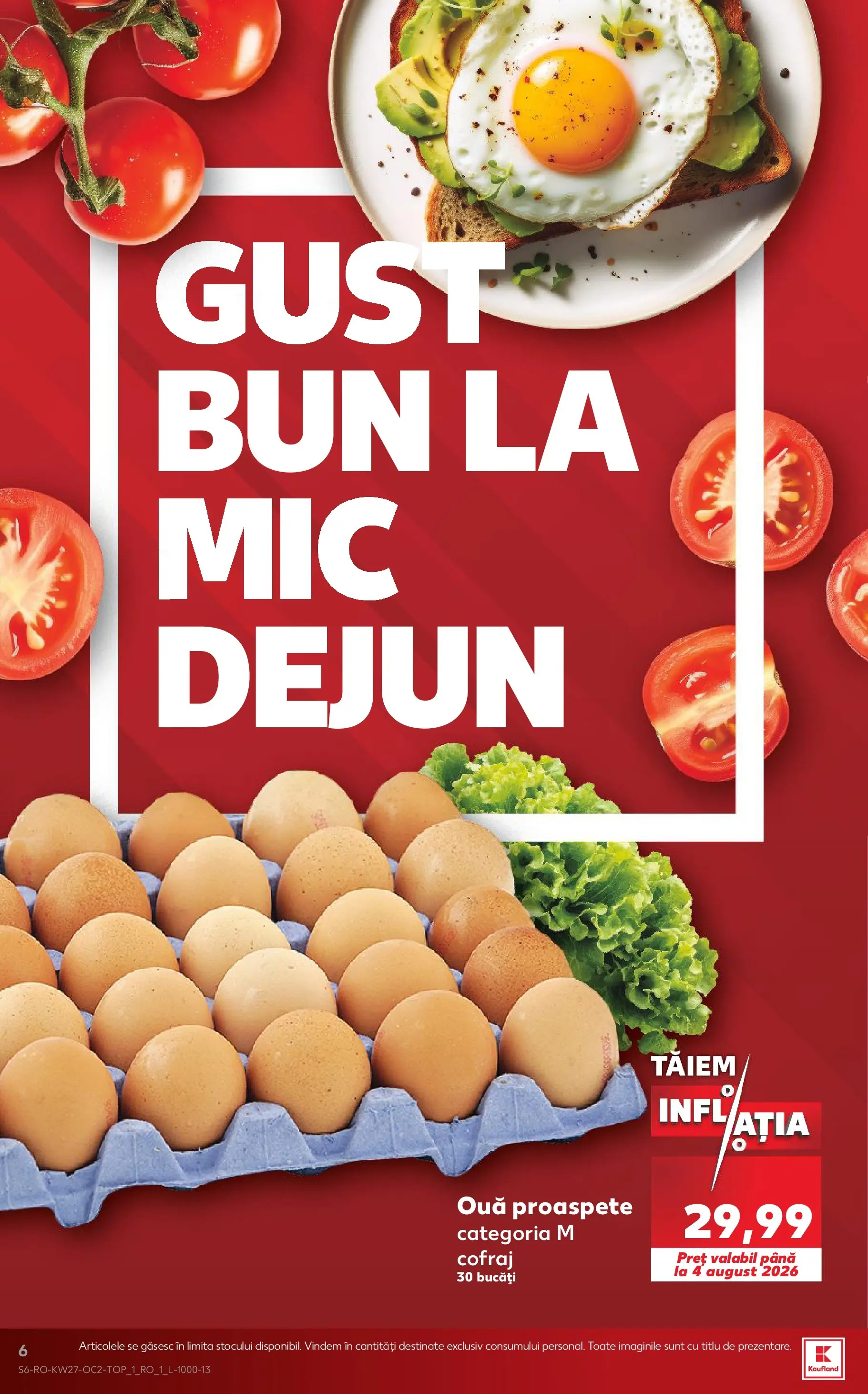 Catalog Kaufland 1 - 6 Iulie 2026 | Pagina 6 | Produse: Ouă