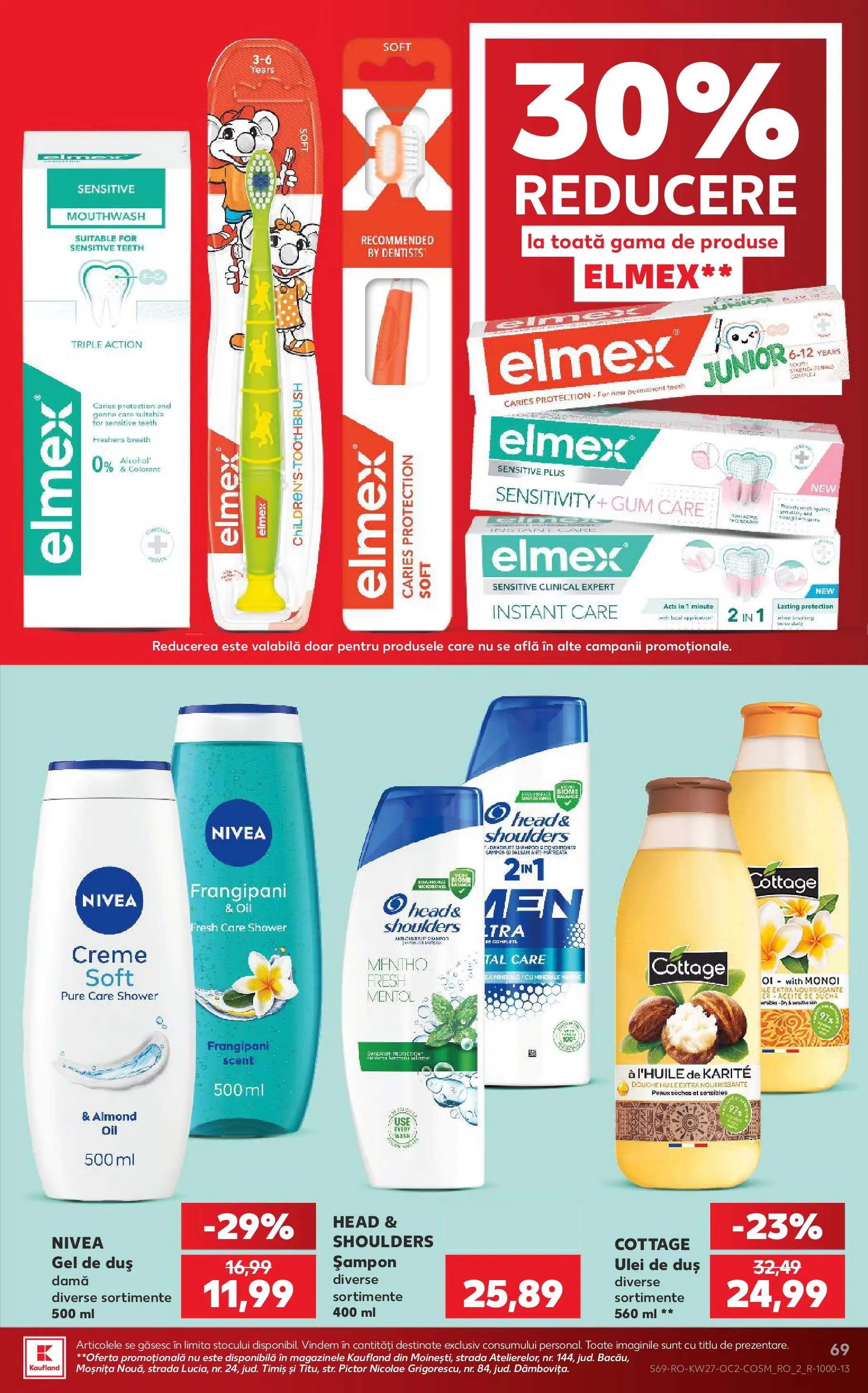 Catalog Kaufland 1 - 6 Iulie 2026 | Pagina 69 | Produse: Duș, Șampon, Ulei, Gel de duș
