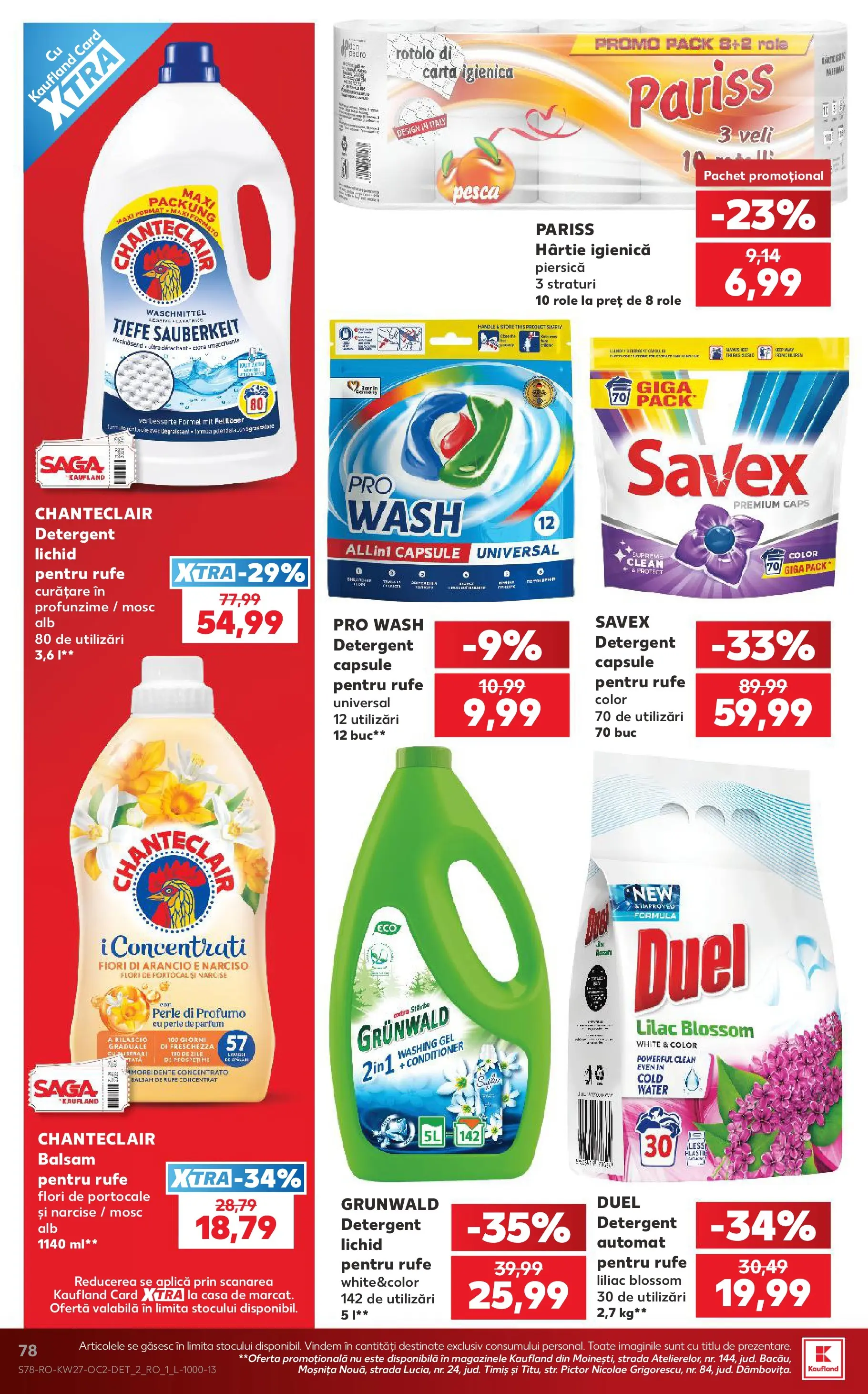 Catalog Kaufland 1 - 6 Iulie 2026 | Pagina 78 | Produse: Piersică, Pomelo, Role, Parfum