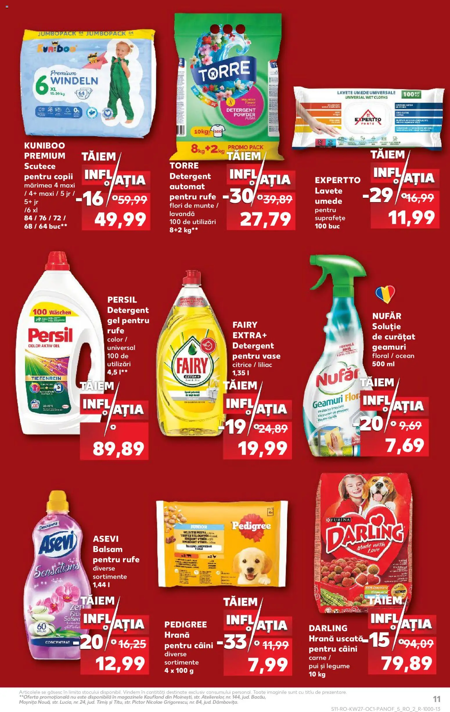 Catalog Kaufland 1 Iulie - 3 August 2026 | Pagina 11 | Produse: Balsam, Detergent, Lavete, Legume