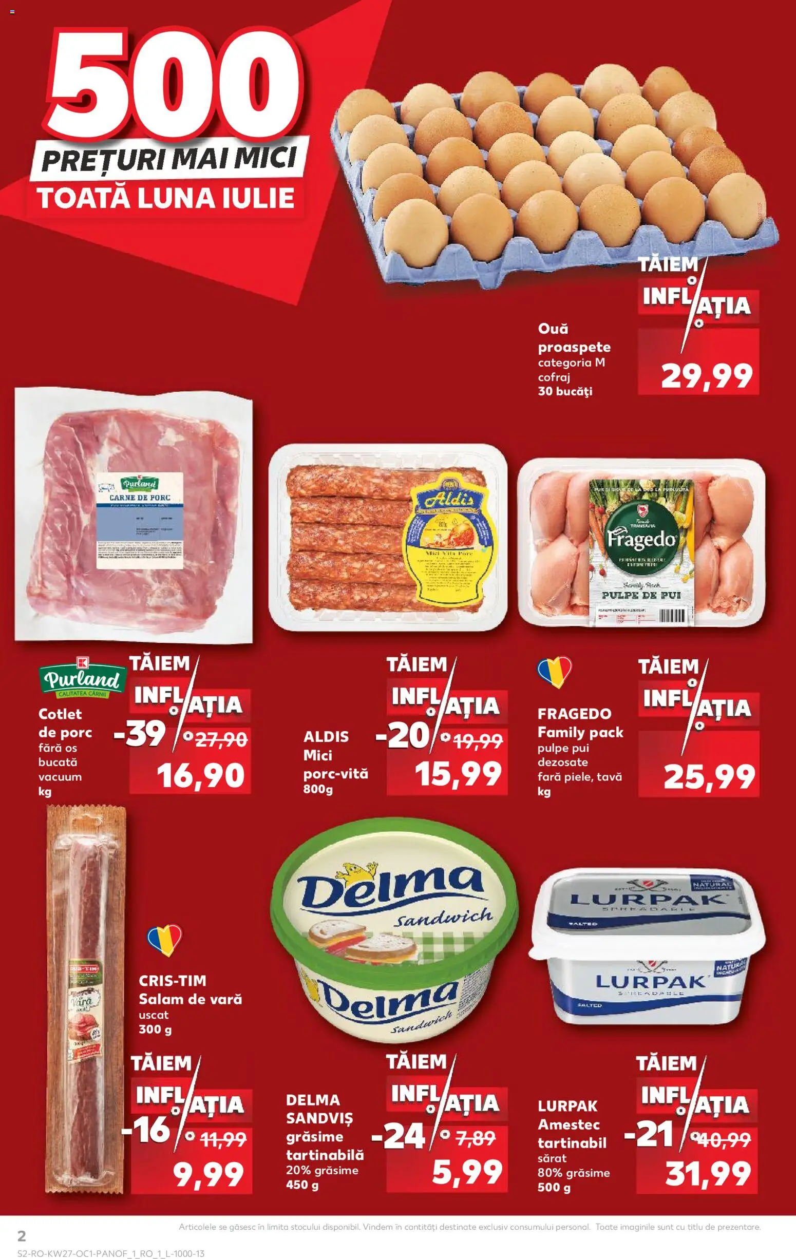 Catalog Kaufland 1 Iulie - 3 August 2026 | Pagina 2 | Produse: Bahçe aydınlatması, Lait de coco, Hacıyatmaz Kedi Oyuncağı, Mici