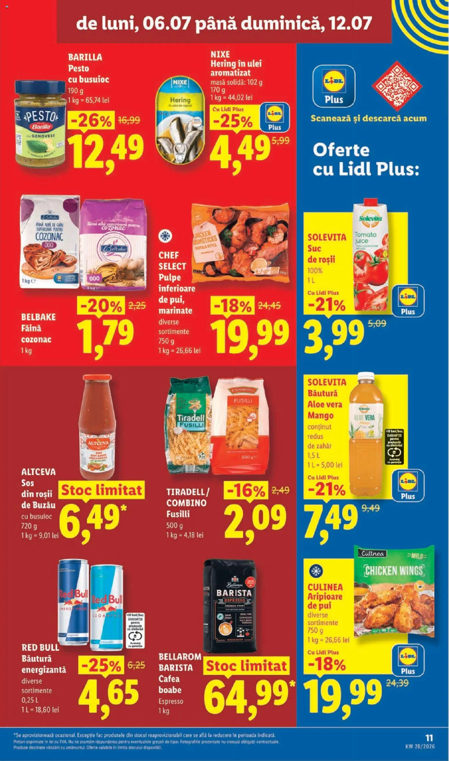 Catalog LIDL 6 - 11 Iulie 2026 | Pagina 11 | Produse: Ulei, Cafea, Băutură energizantă, Sos