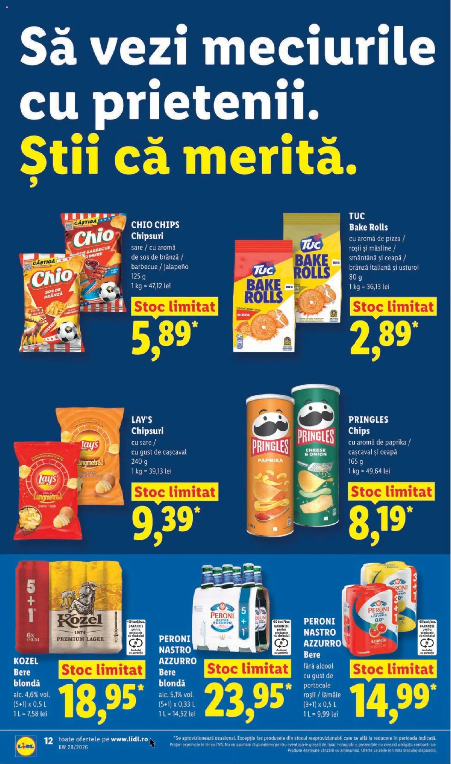 Catalog LIDL 6 - 11 Iulie 2026 | Pagina 12 | Produse: Măsline, Brânză, Pizza, Sos