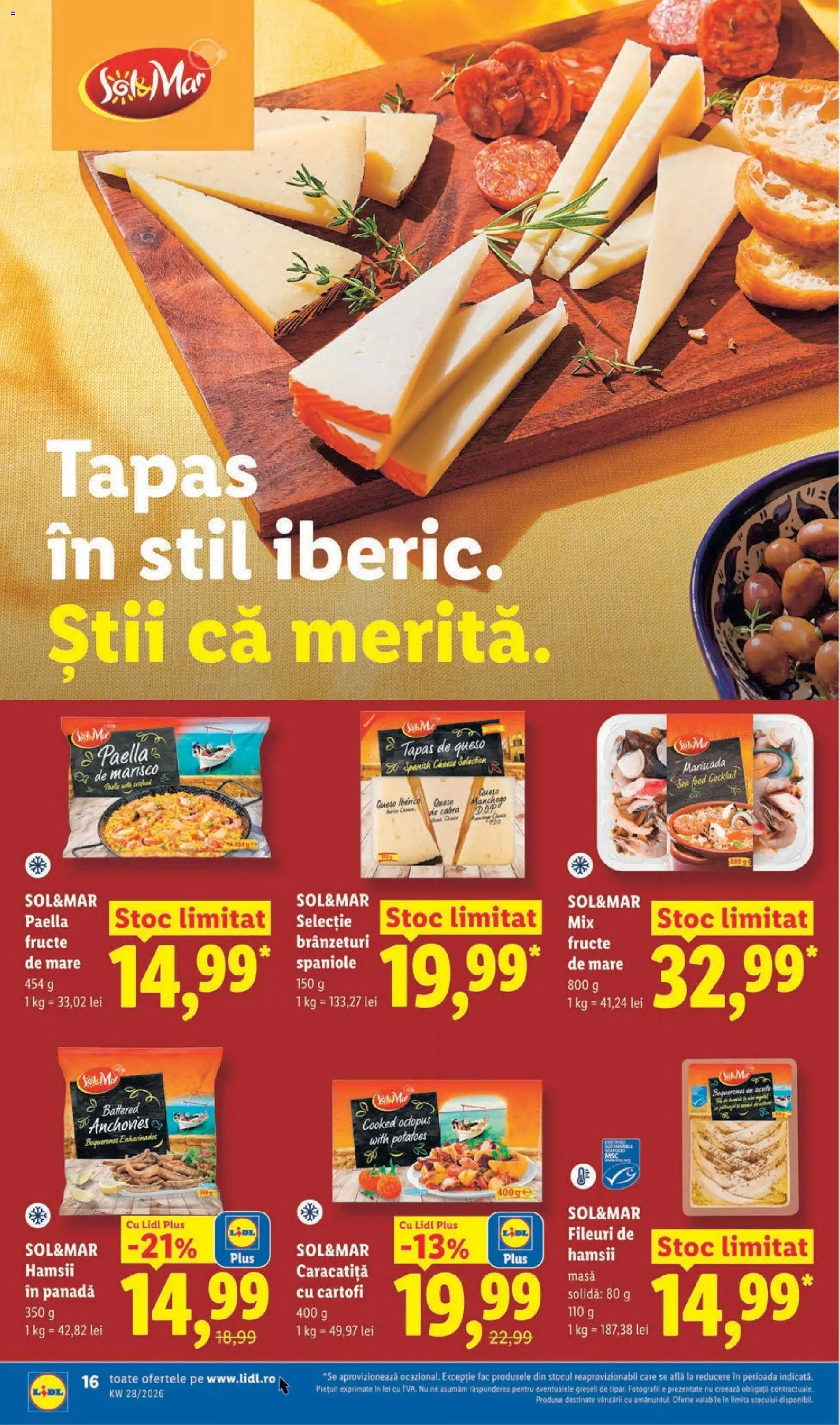 Catalog LIDL 6 - 11 Iulie 2026 | Pagina 16 | Produse: Mix fructe, Cocktail, Fructe, Fructe De Mare