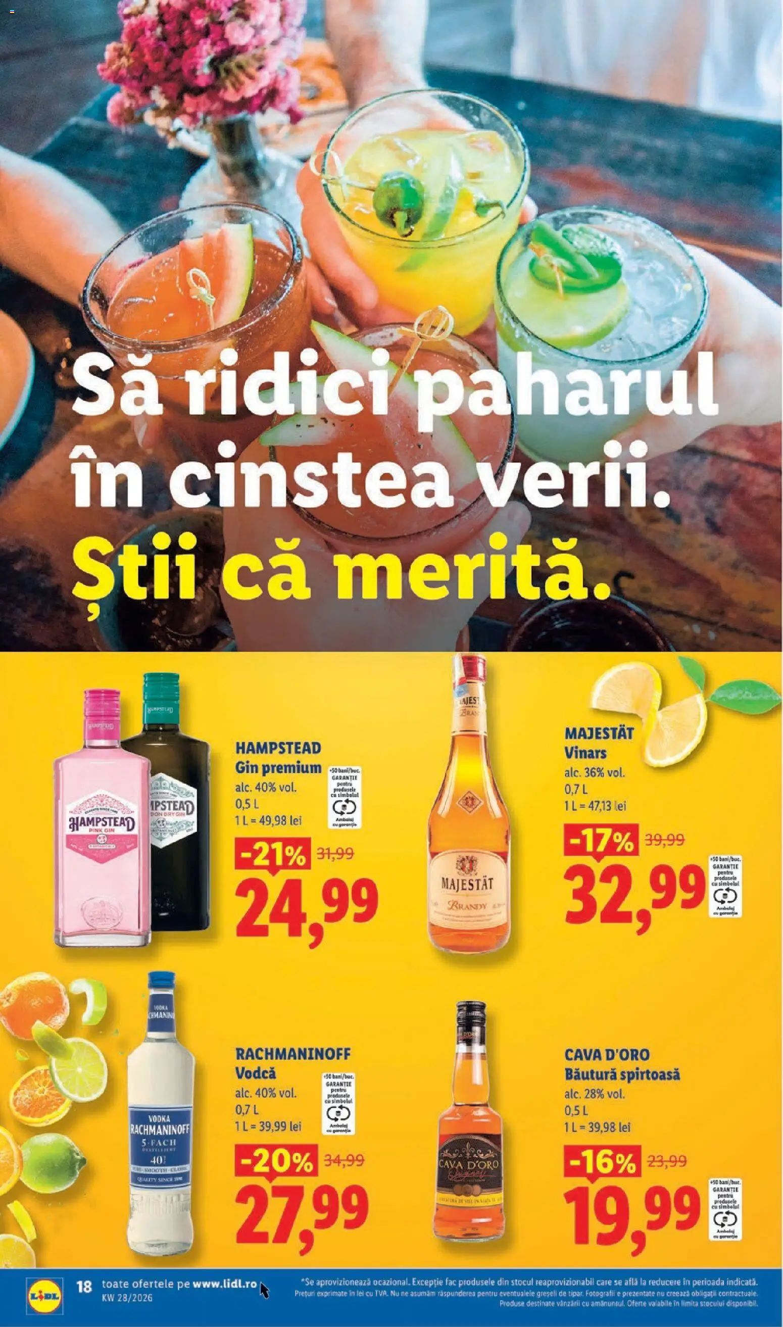 Catalog LIDL 6 - 11 Iulie 2026 | Pagina 18 | Produse: Su ısıtıcı, Gin, Vodka