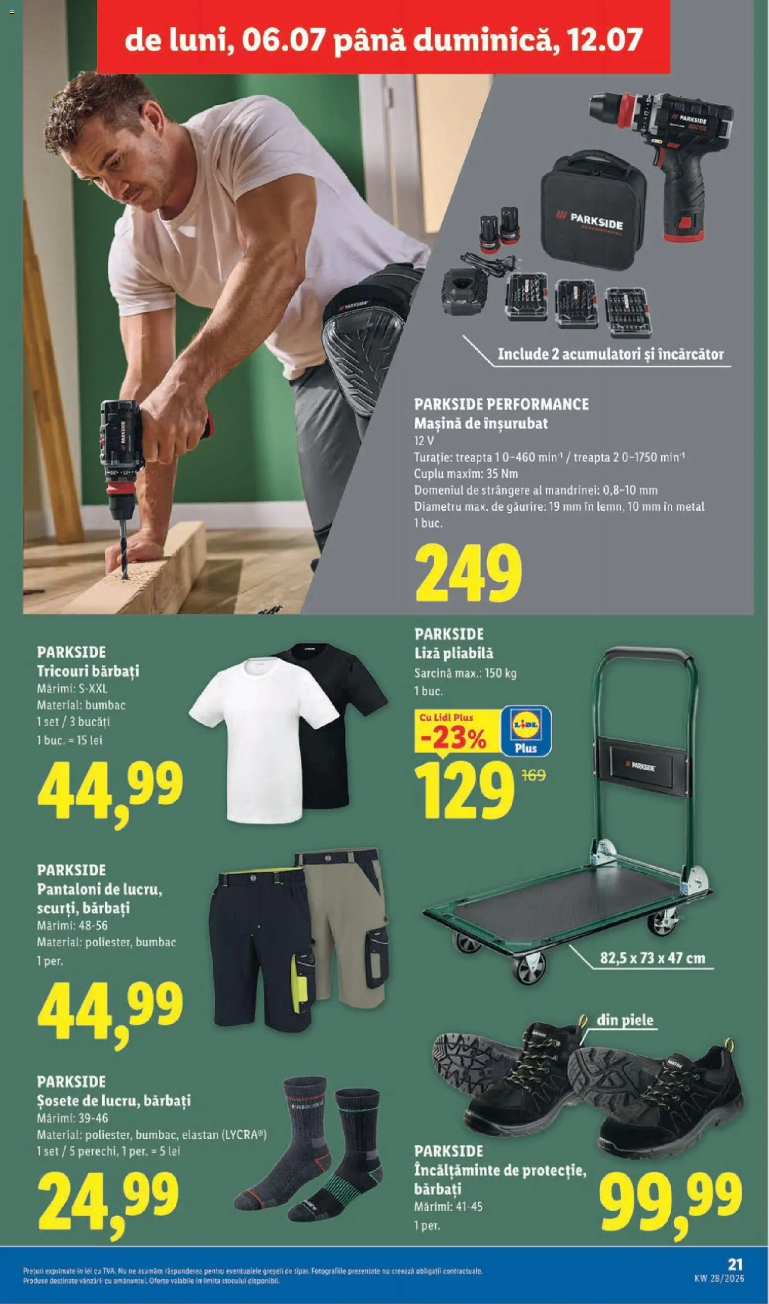 Catalog LIDL 6 - 11 Iulie 2026 | Pagina 21 | Produse: Bornoz takımı, Pantaloni, Șosete