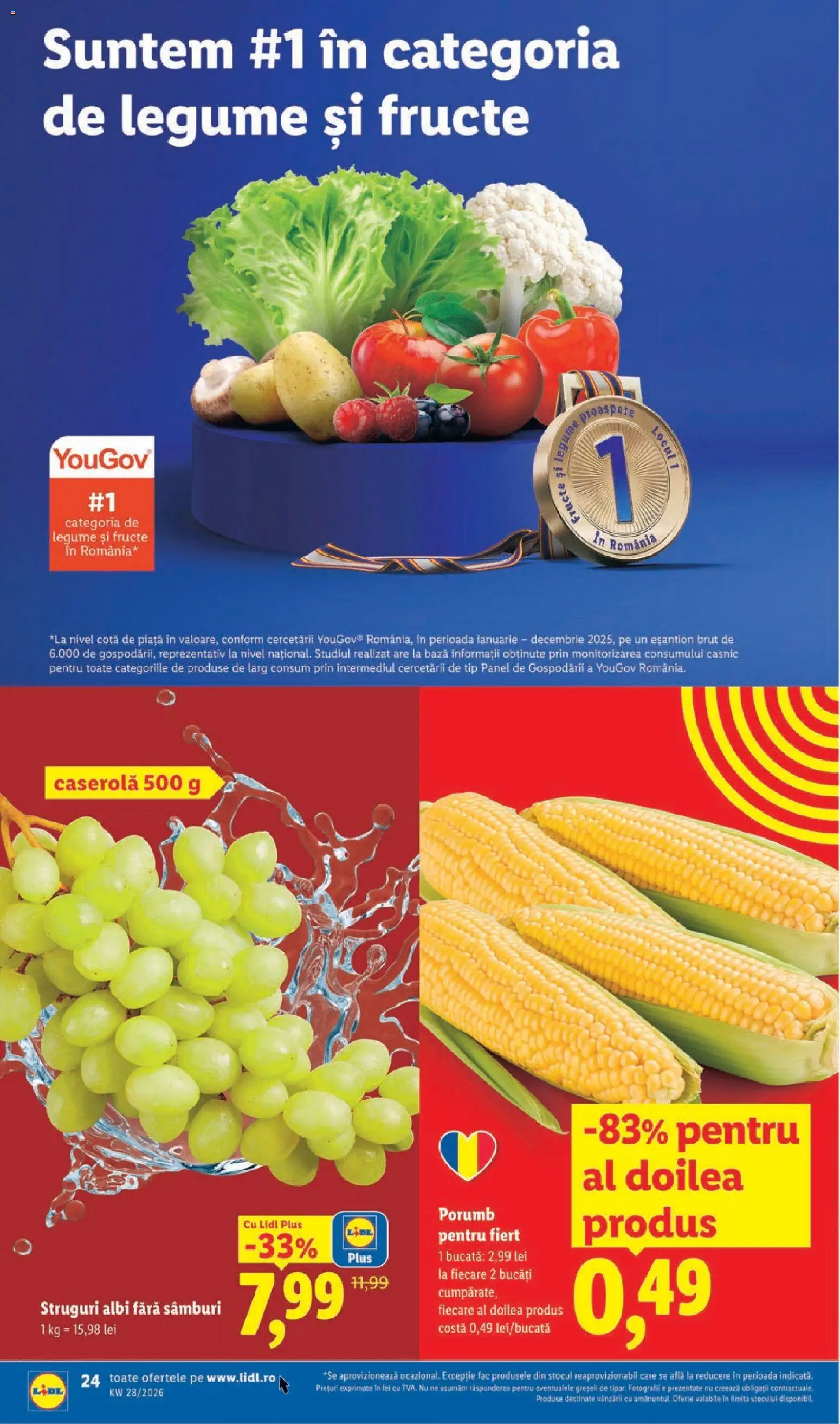 Catalog LIDL 6 - 11 Iulie 2026 | Pagina 24 | Produse: Struguri, Porumb