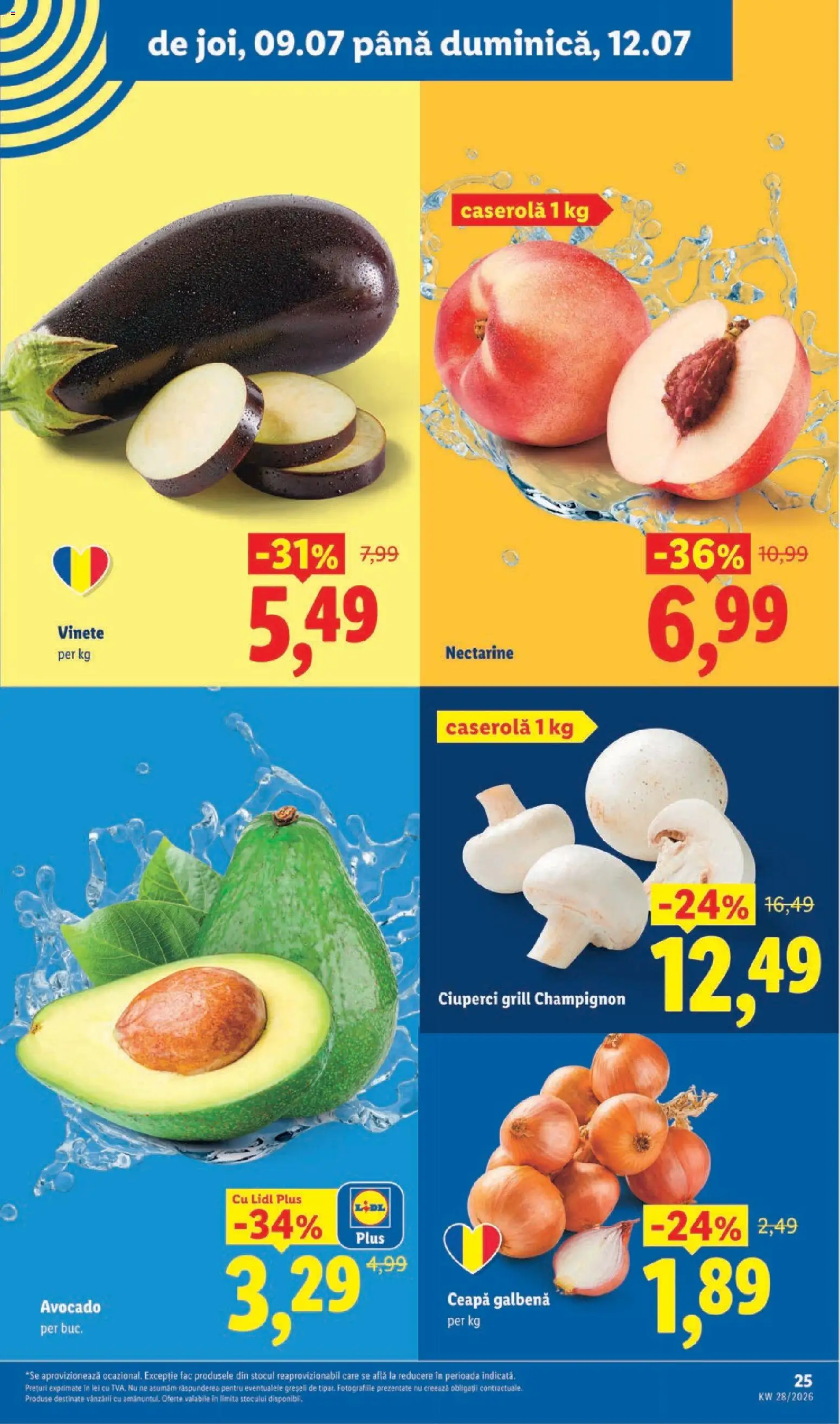 Catalog LIDL 6 - 11 Iulie 2026 | Pagina 25 | Produse: Grill, Ceapă galbenă, Avocado, Ceapă