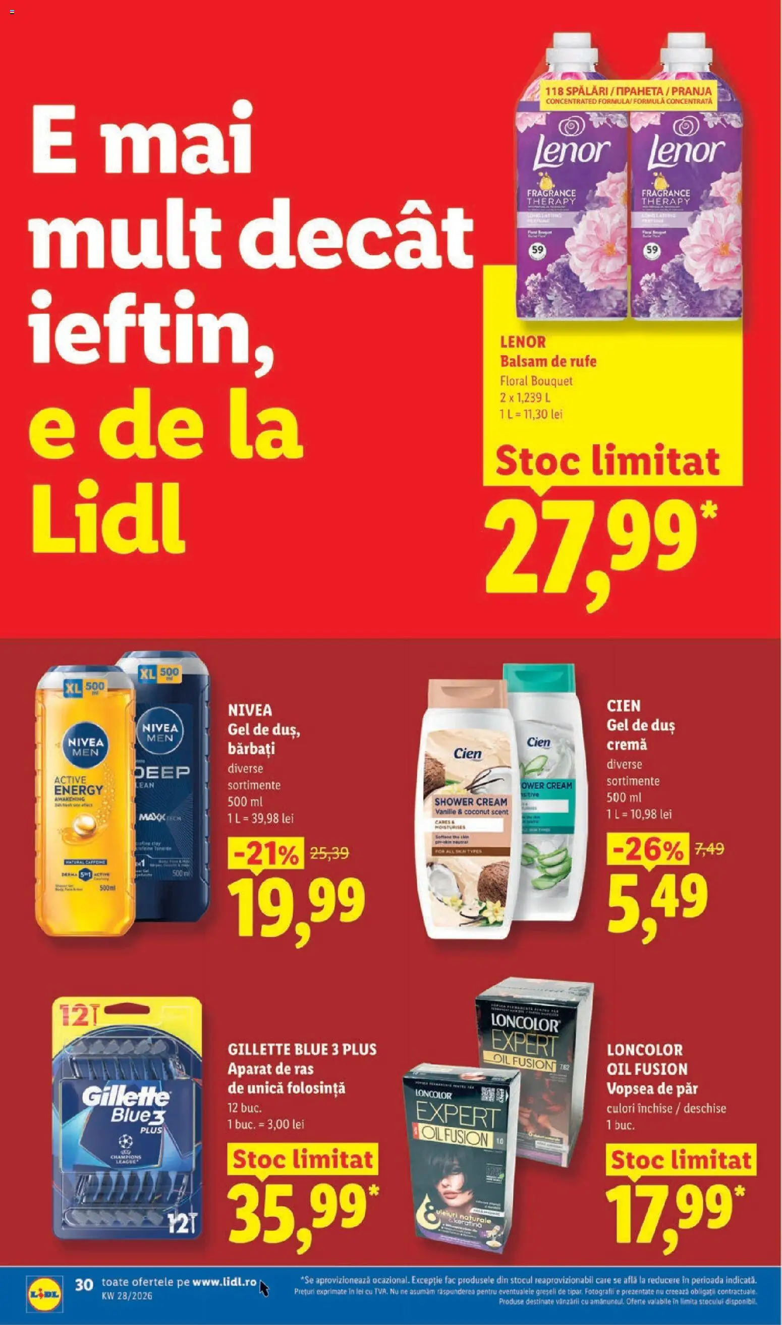 Catalog LIDL 6 - 11 Iulie 2026 | Pagina 30 | Produse: Aparat De Ras, Vopsea, Duș, Balsam