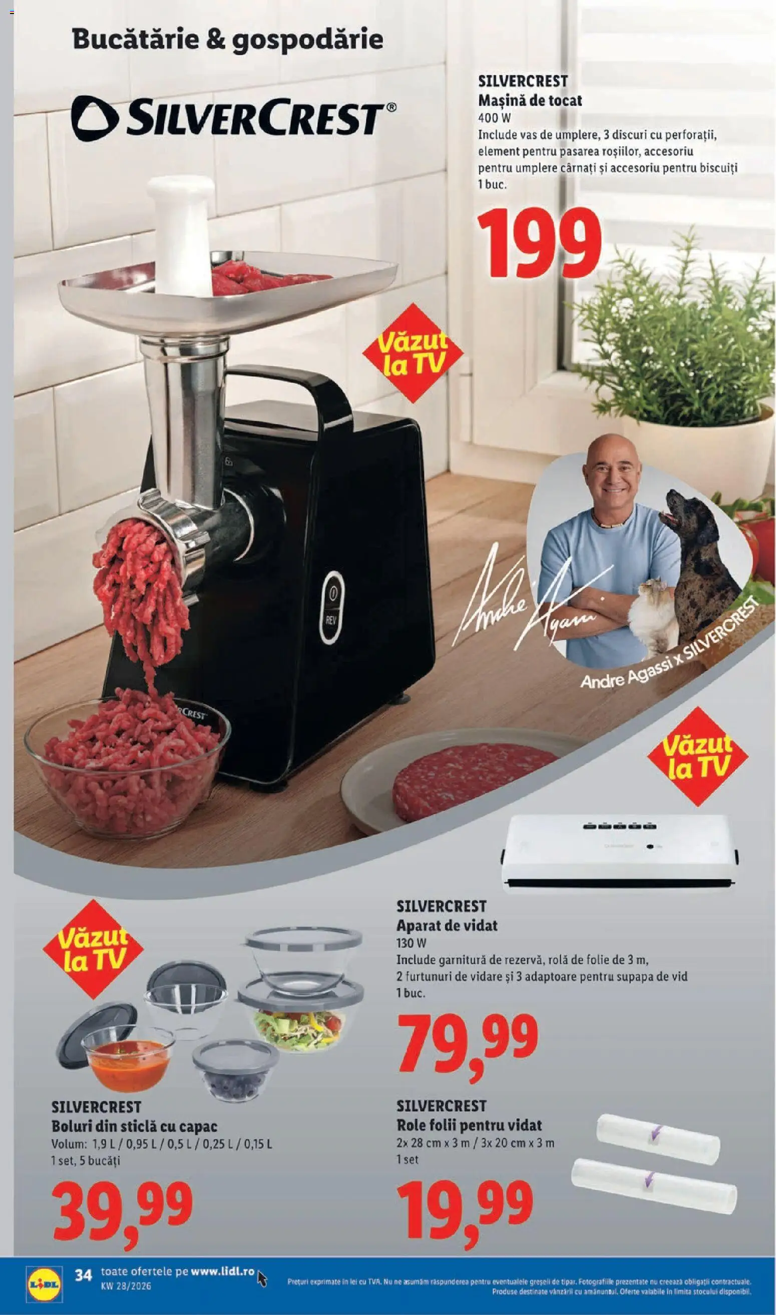 Catalog LIDL 6 - 11 Iulie 2026 | Pagina 34 | Produse: Mașină de tocat, Role, Biscuiți, Cârnați