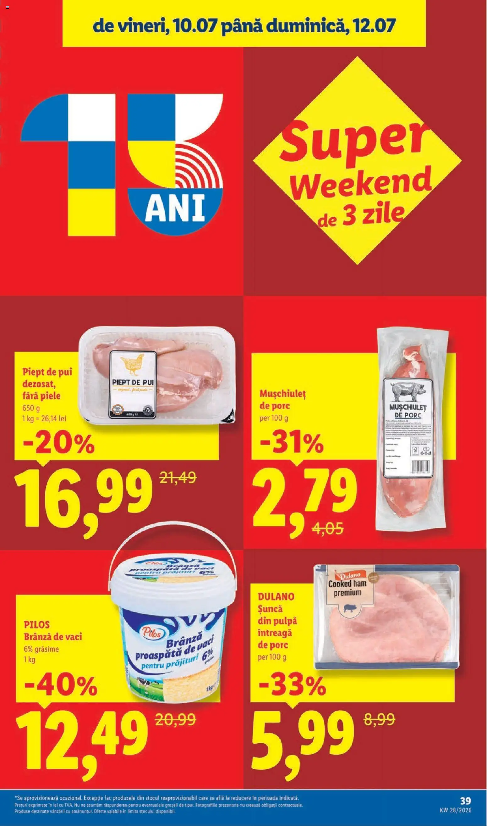 Catalog LIDL 6 - 11 Iulie 2026 | Pagina 39 | Produse: Toplar, Hacıyatmaz Kedi Oyuncağı, Brânză, Șuncă