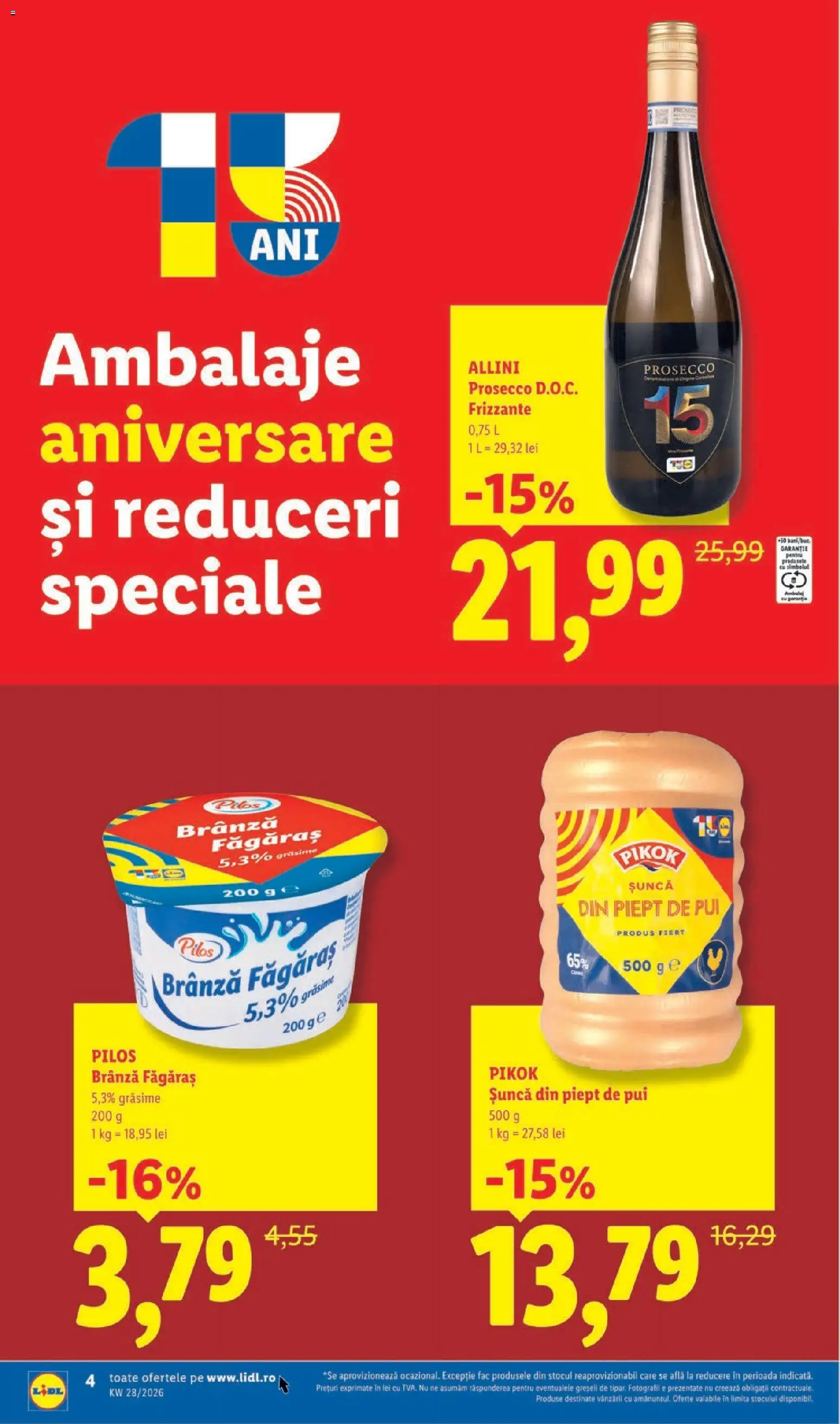 Catalog LIDL 6 - 11 Iulie 2026 | Pagina 4 | Produse: Toplar, Hacıyatmaz Kedi Oyuncağı, Prosecco, Brânză