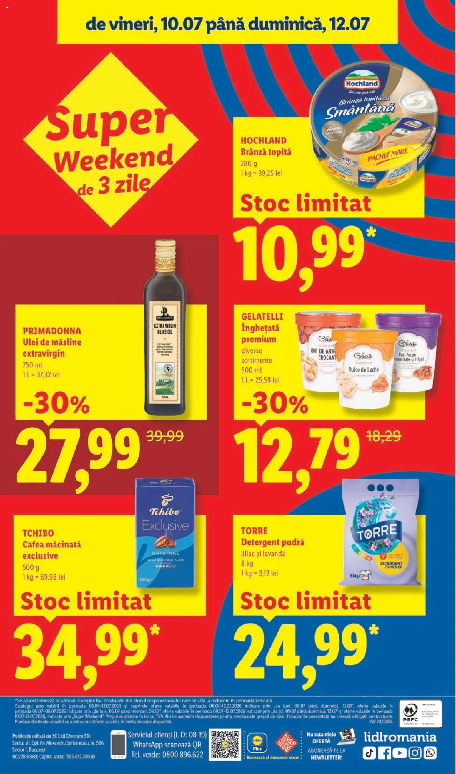 Catalog LIDL 6 - 11 Iulie 2026 | Pagina 40 | Produse: Çarşaf, Pudră, Ulei, Smântână