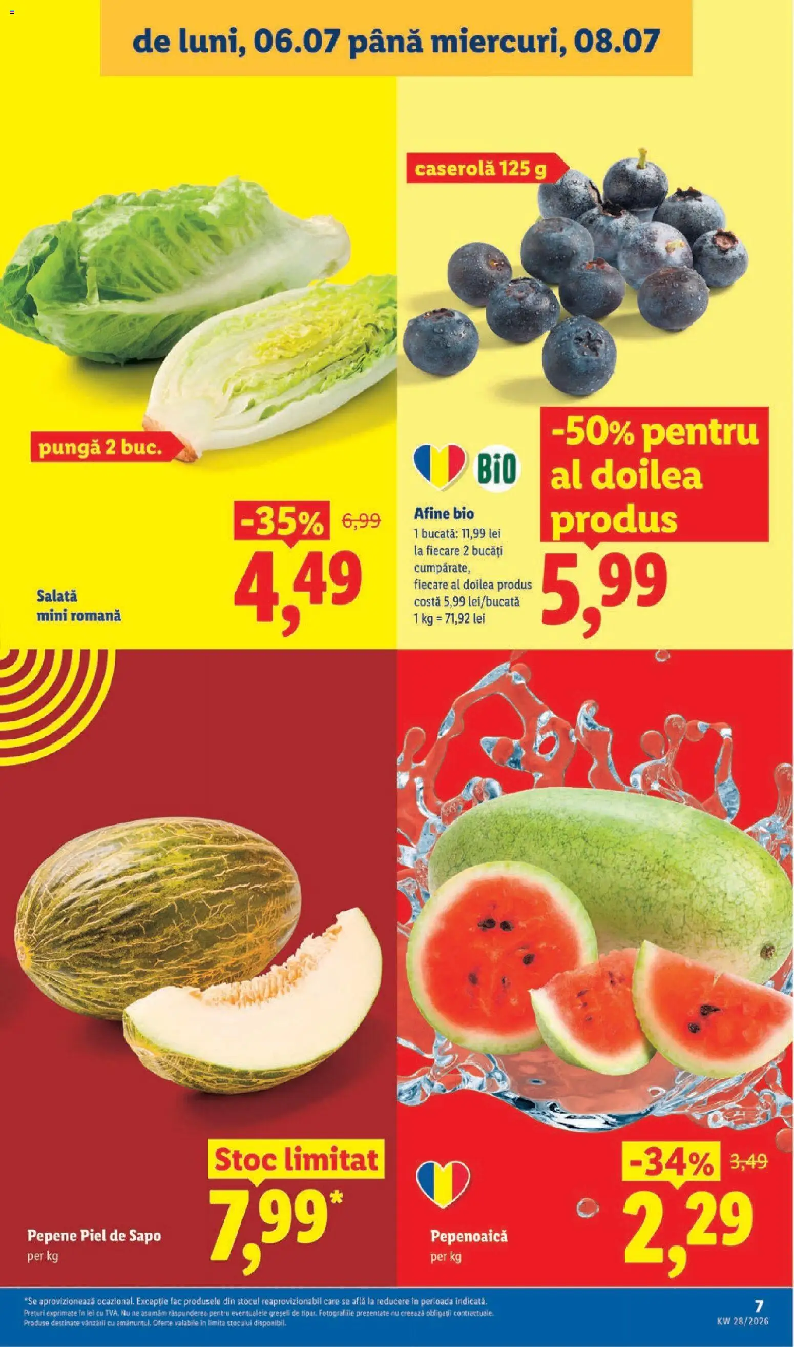 Catalog LIDL 6 - 11 Iulie 2026 | Pagina 7 | Produse: Şerit ödül, Afine, Salată