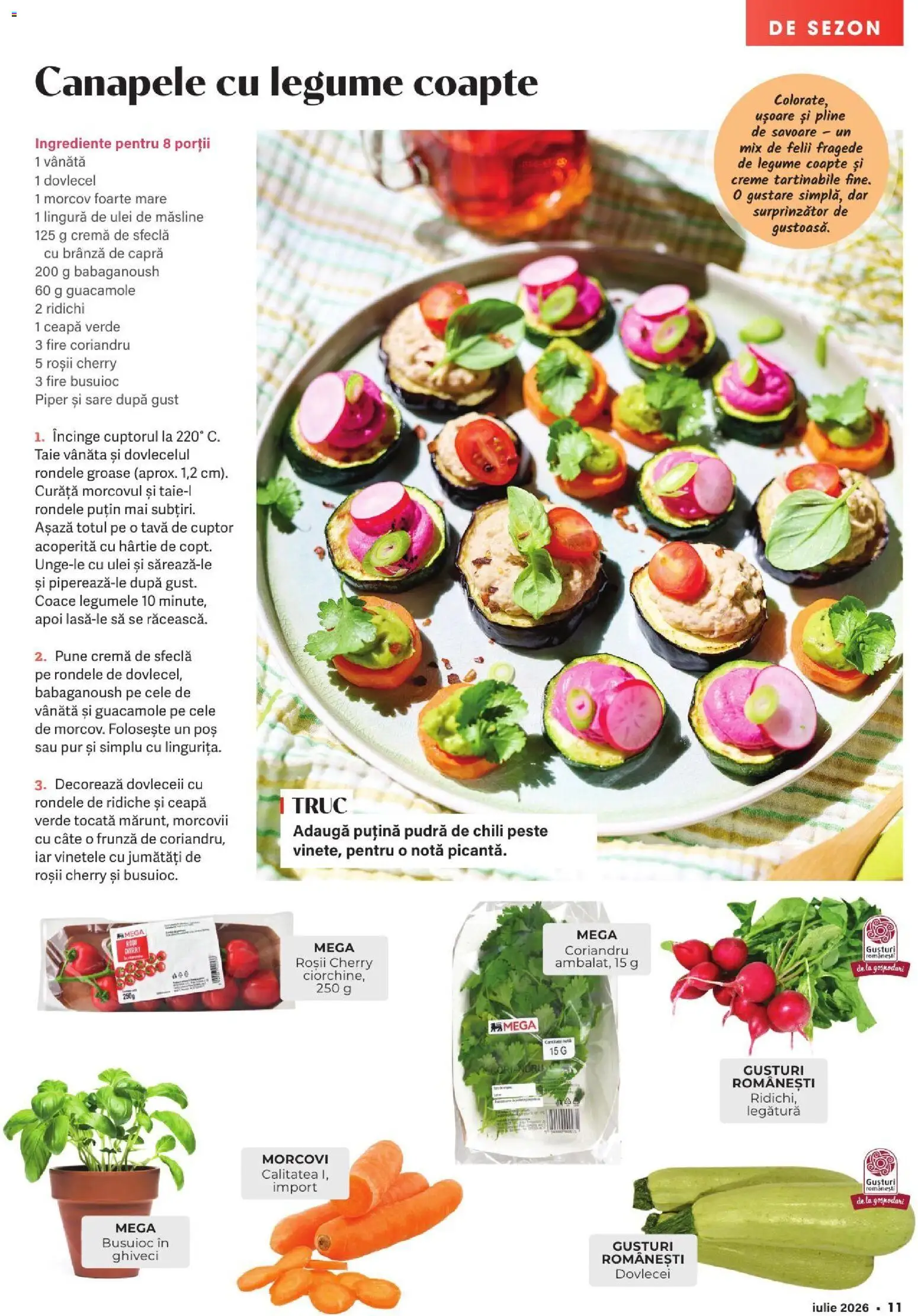 Catalog Mega Image 2 - 27 Iulie 2026 | Pagina 11 | Produse: Pudră, Cremă, Pește, Sıcak çikolata