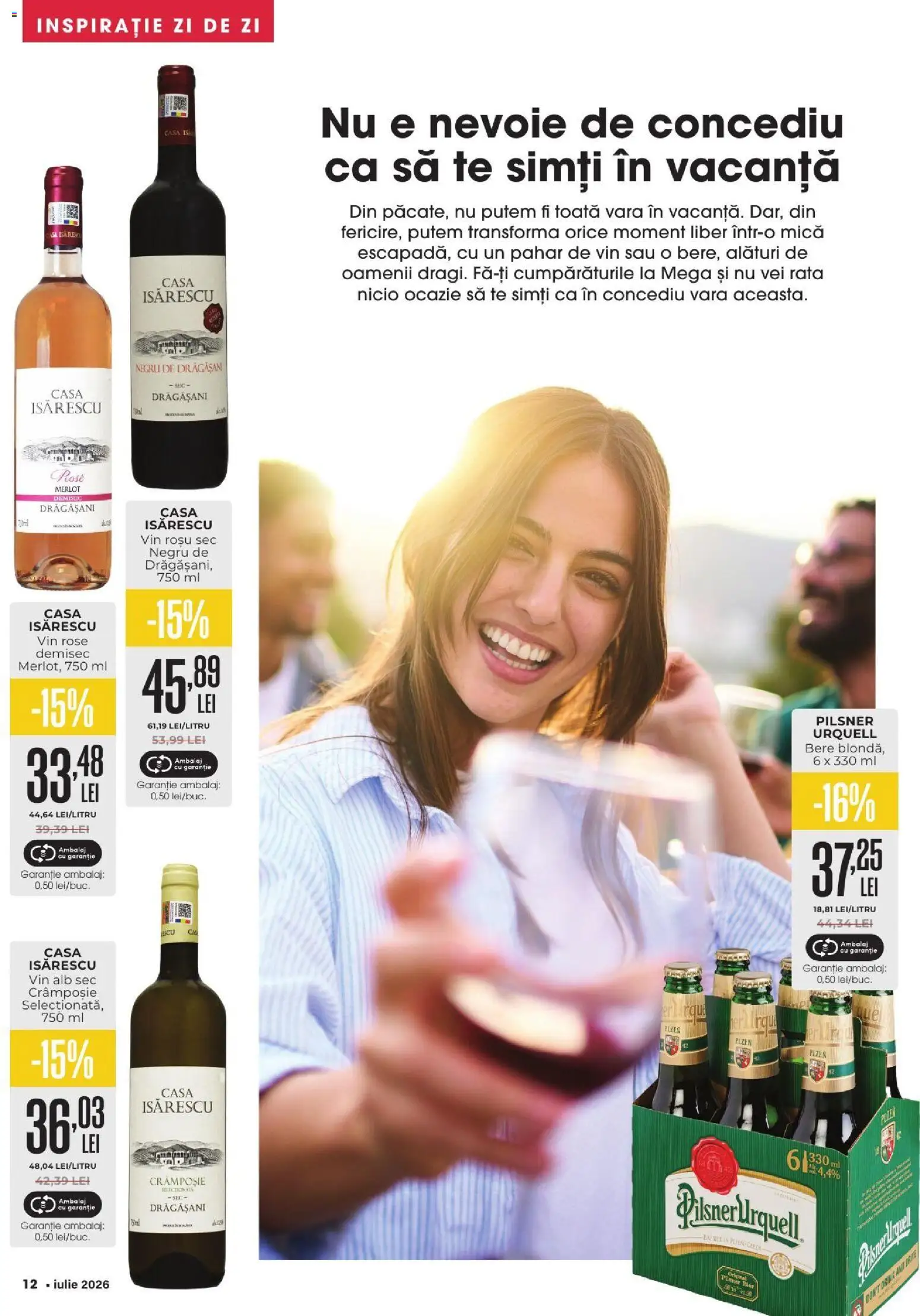 Catalog Mega Image 2 - 27 Iulie 2026 | Pagina 12 | Produse: Rață, Vin, Bere