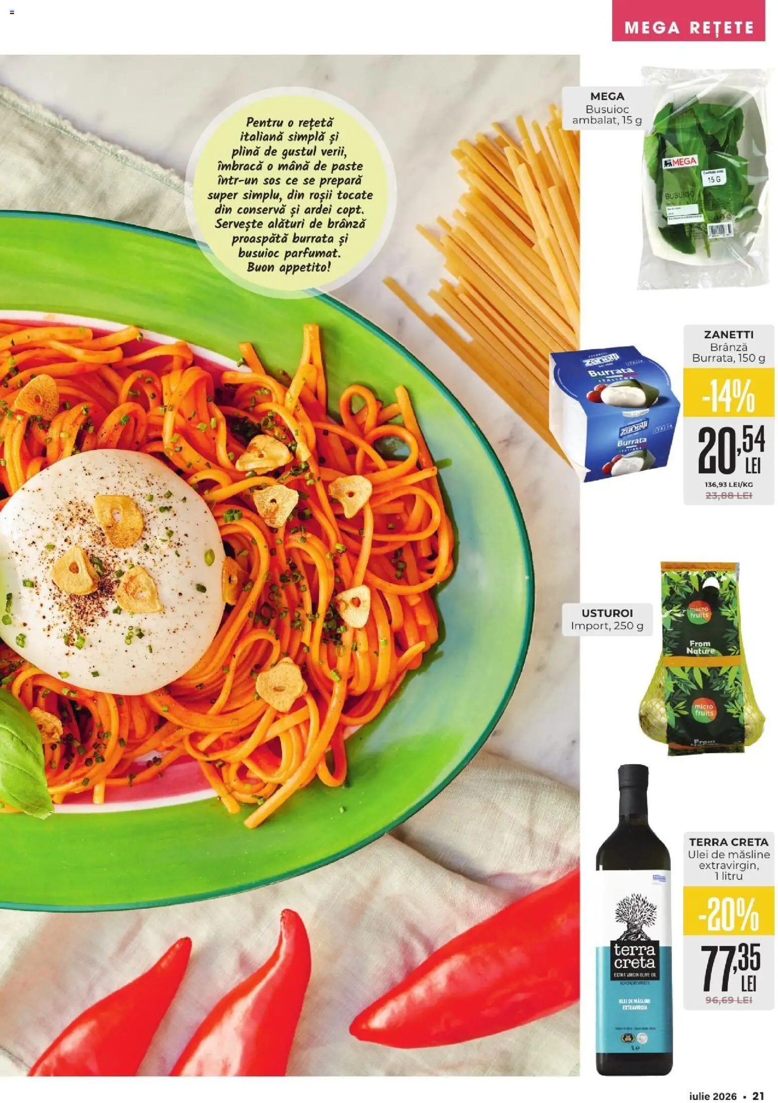 Catalog Mega Image 2 - 27 Iulie 2026 | Pagina 21 | Produse: Feijoa Meyvesi, Măsline, Ulei, Paste