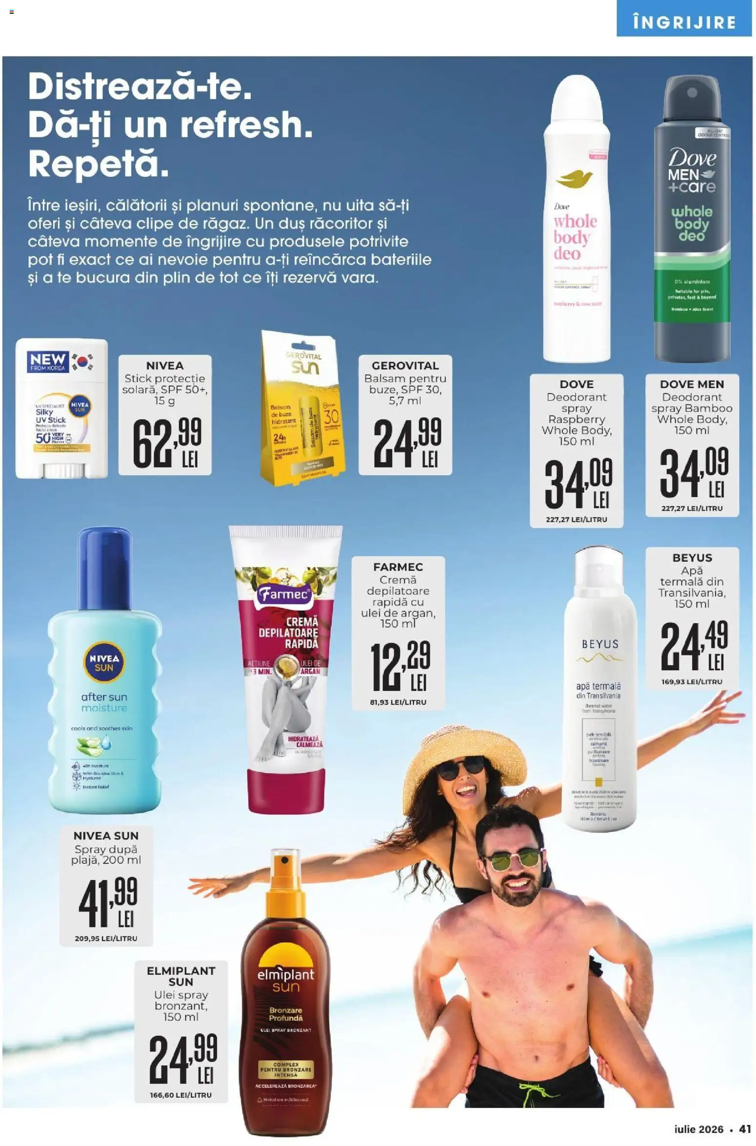 Catalog Mega Image 2 - 27 Iulie 2026 | Pagina 41 | Produse: Duș, Cremă, Ulei, Deodorant