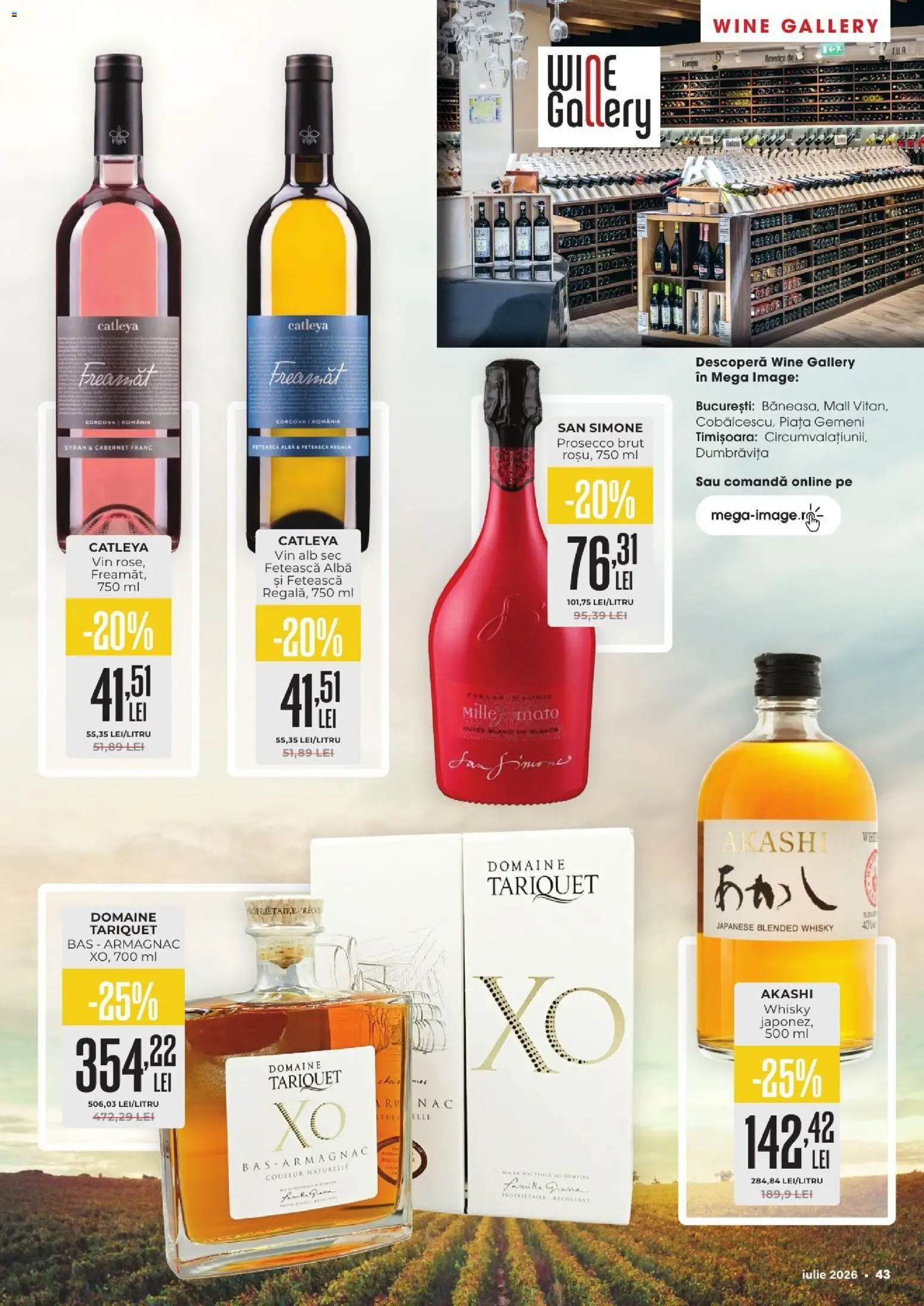 Catalog Mega Image 2 - 27 Iulie 2026 | Pagina 43 | Produse: Prosecco, Vin