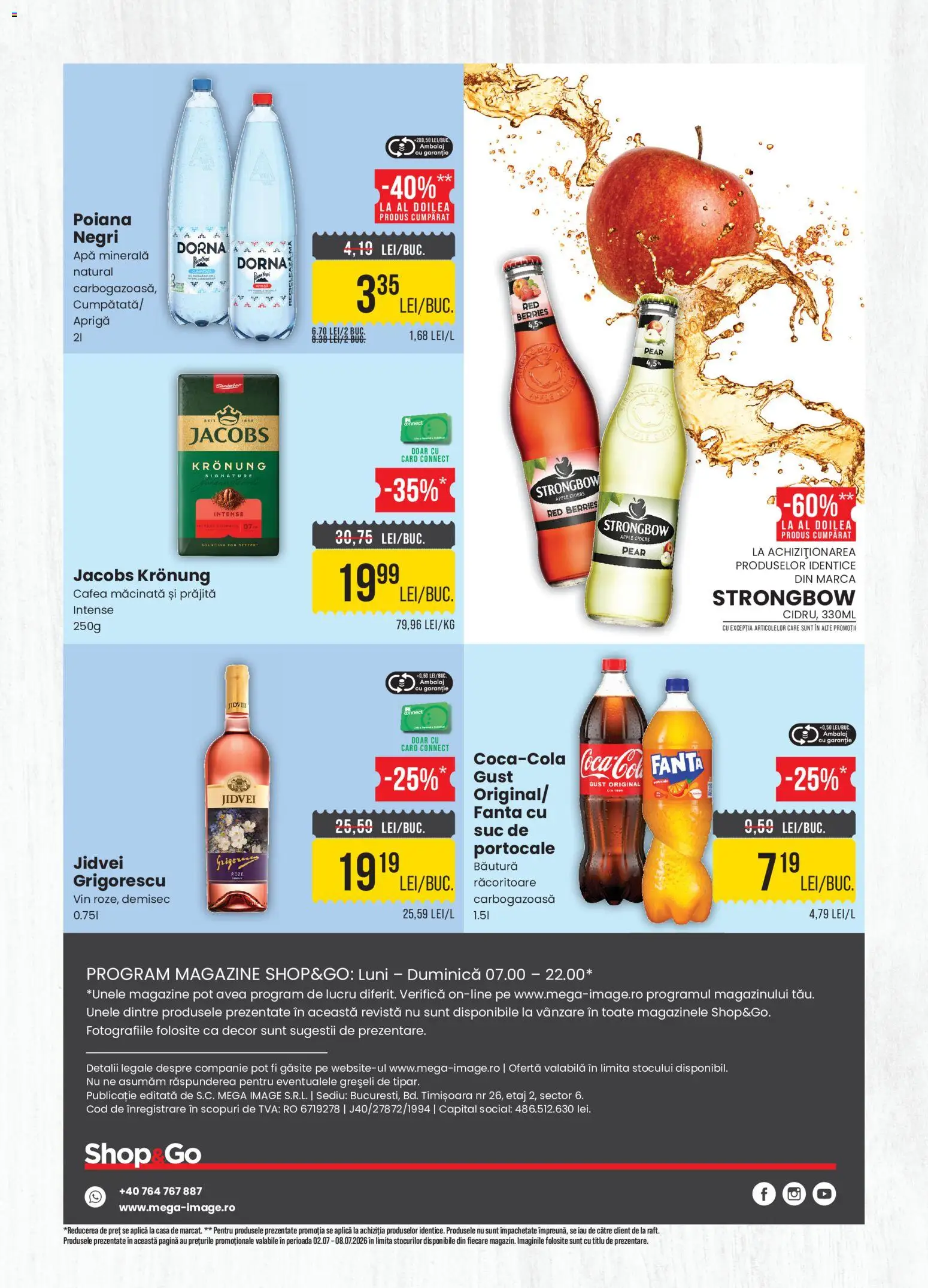 Catalog Mega Image 2 - 7 Iulie 2026 | Pagina 4 | Produse: Köpek çiti, Cafea, Portocale, Apă