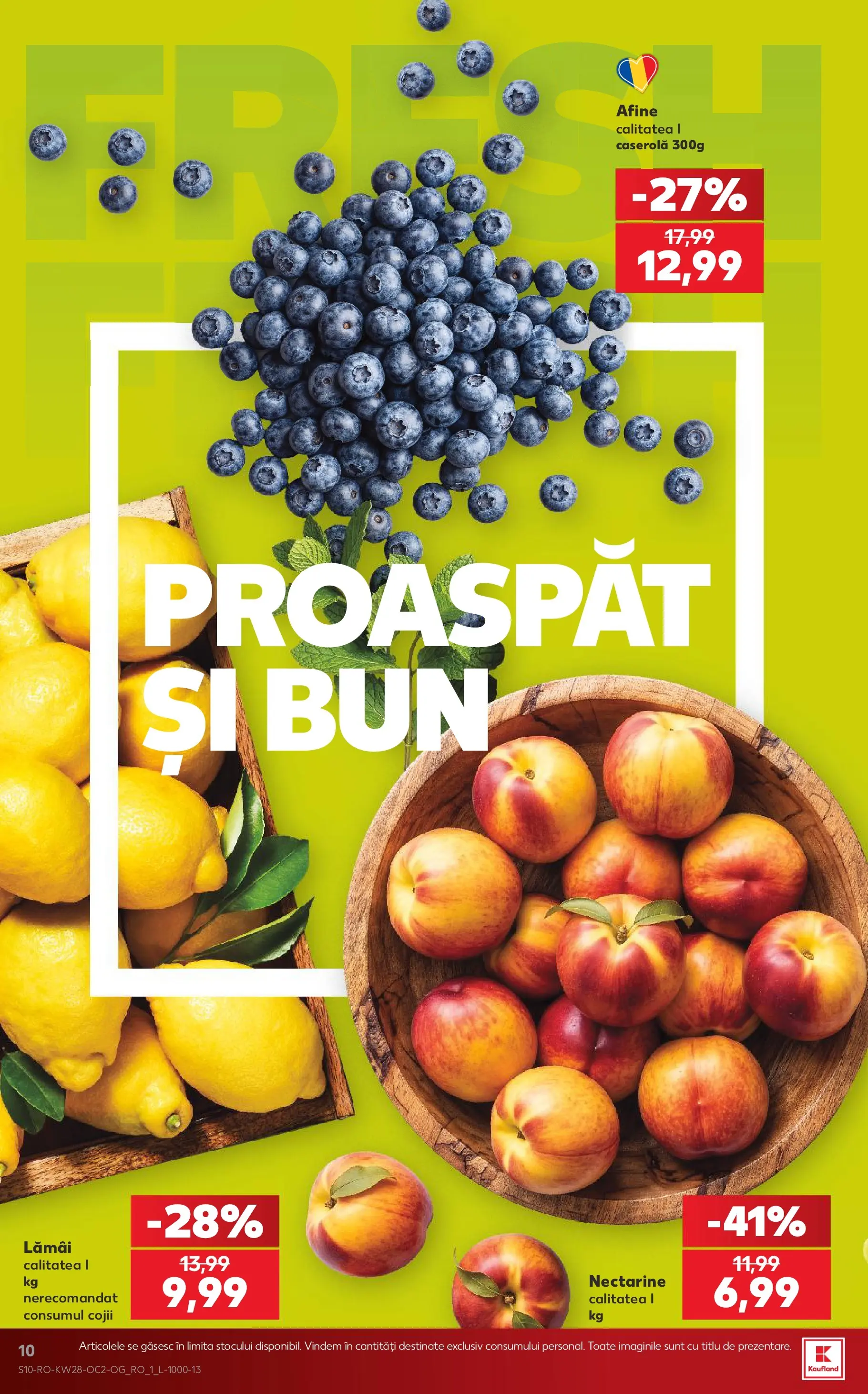 Catalog Kaufland 8 - 13 Iulie 2026 | Pagina 10 | Produse: Afine, Temizlik kovası