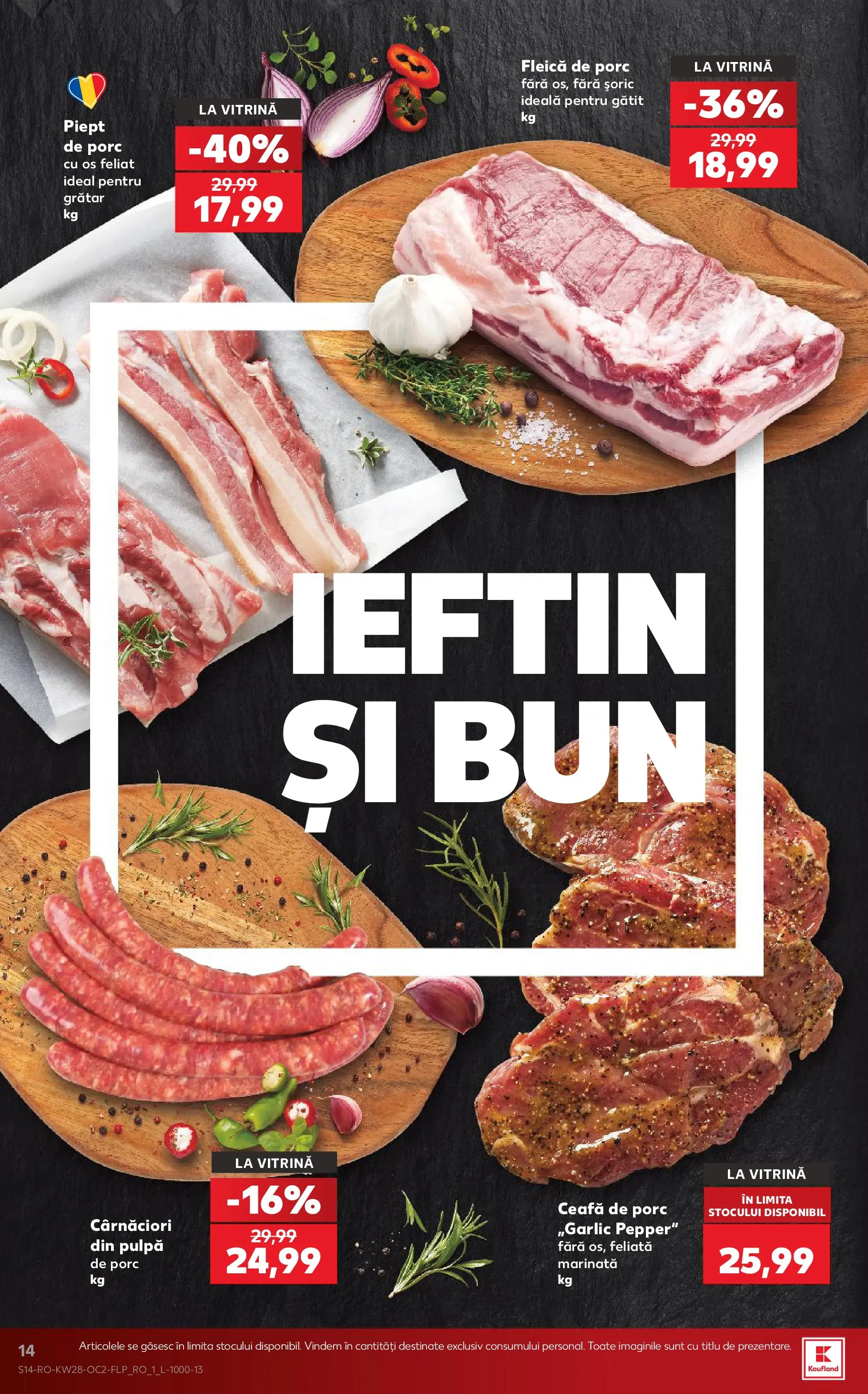 Catalog Kaufland 8 - 13 Iulie 2026 | Pagina 14 | Produse: Keçeli kalem, Grătar, Vitrină, Fleică