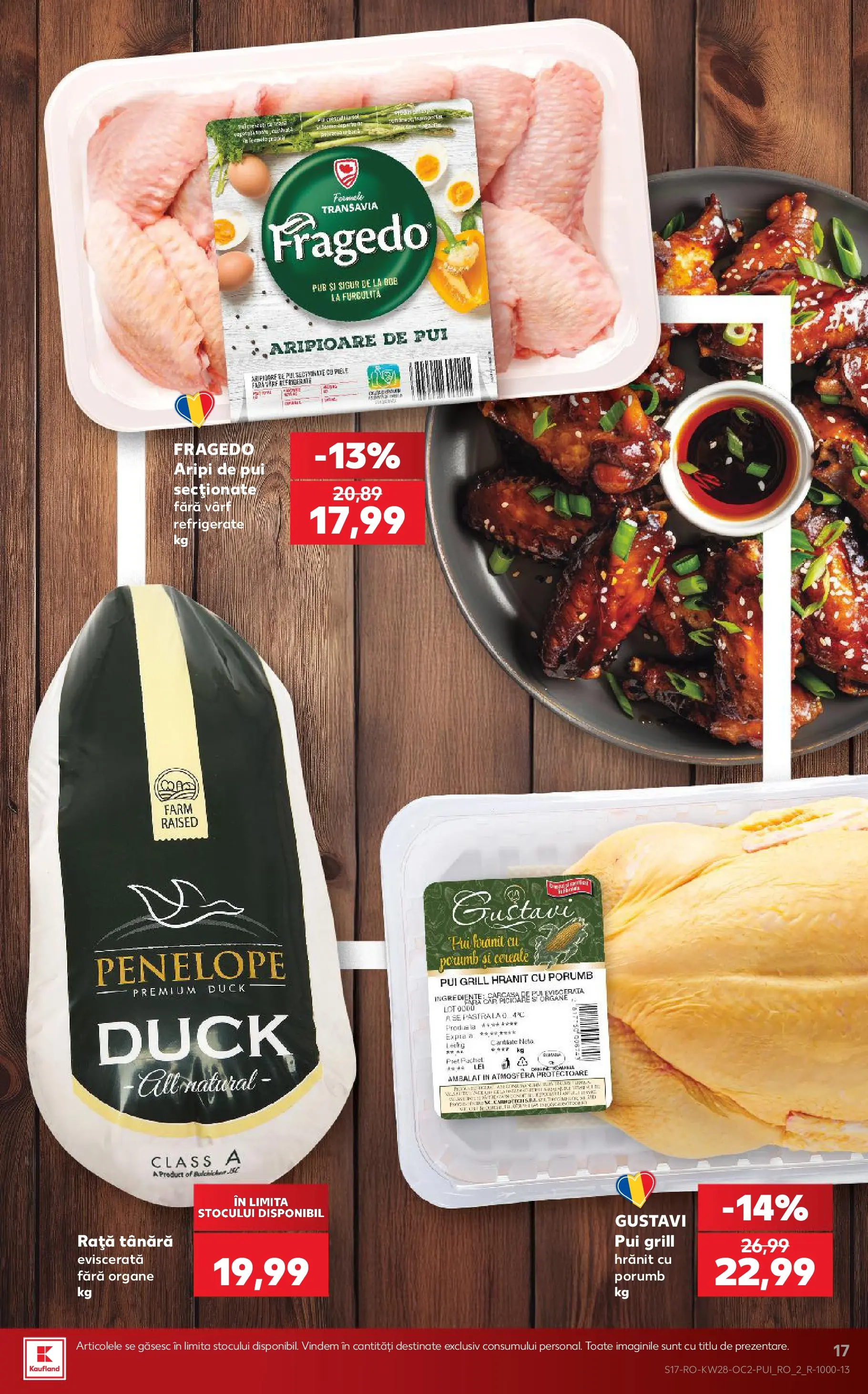 Catalog Kaufland 8 - 13 Iulie 2026 | Pagina 17 | Produse: Carcasă, Grill, Rață, Porumb