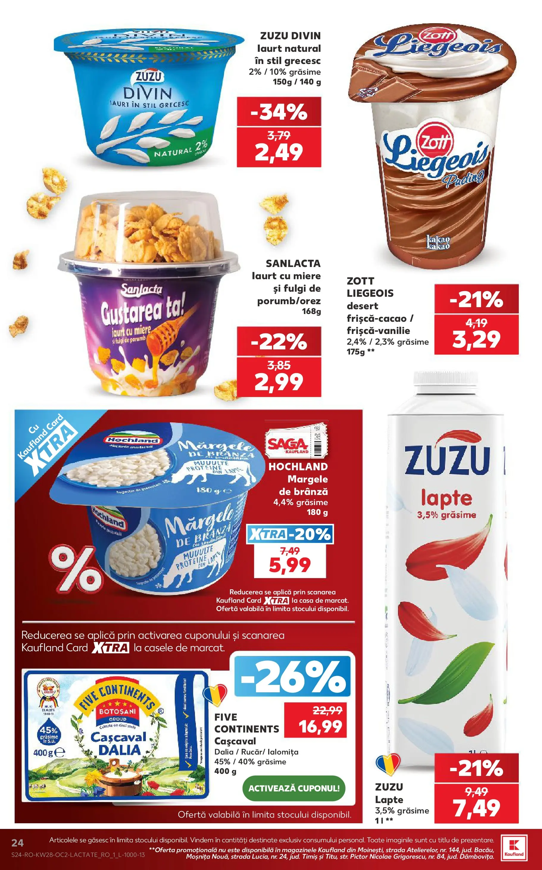 Catalog Kaufland 8 - 13 Iulie 2026 | Pagina 24 | Produse: Masaüstü kılıfı, Lapte, Fulgi, Porumb