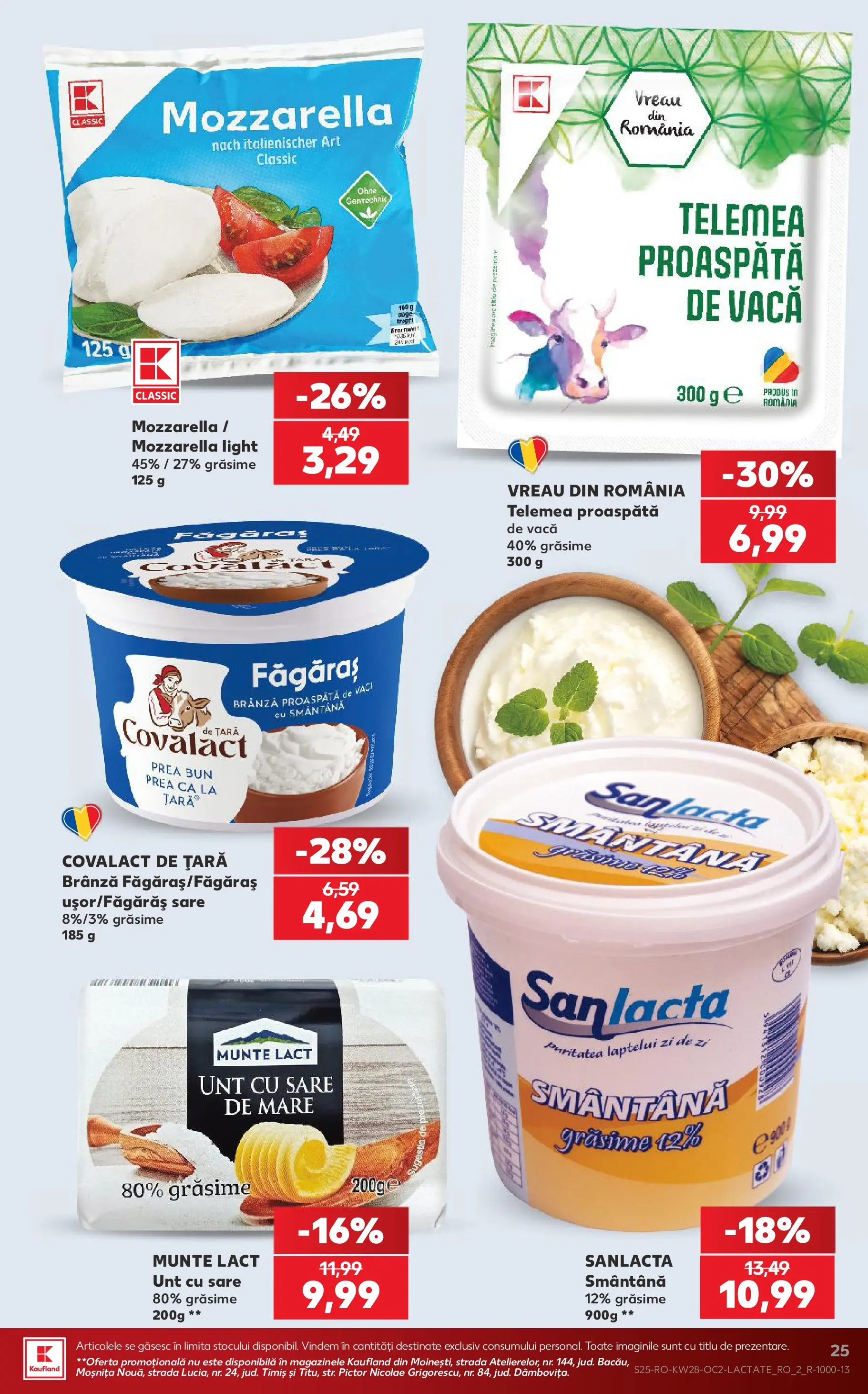 Catalog Kaufland 8 - 13 Iulie 2026 | Pagina 25 | Produse: Tırnak makası, Mozzarella, Brânză, Sare