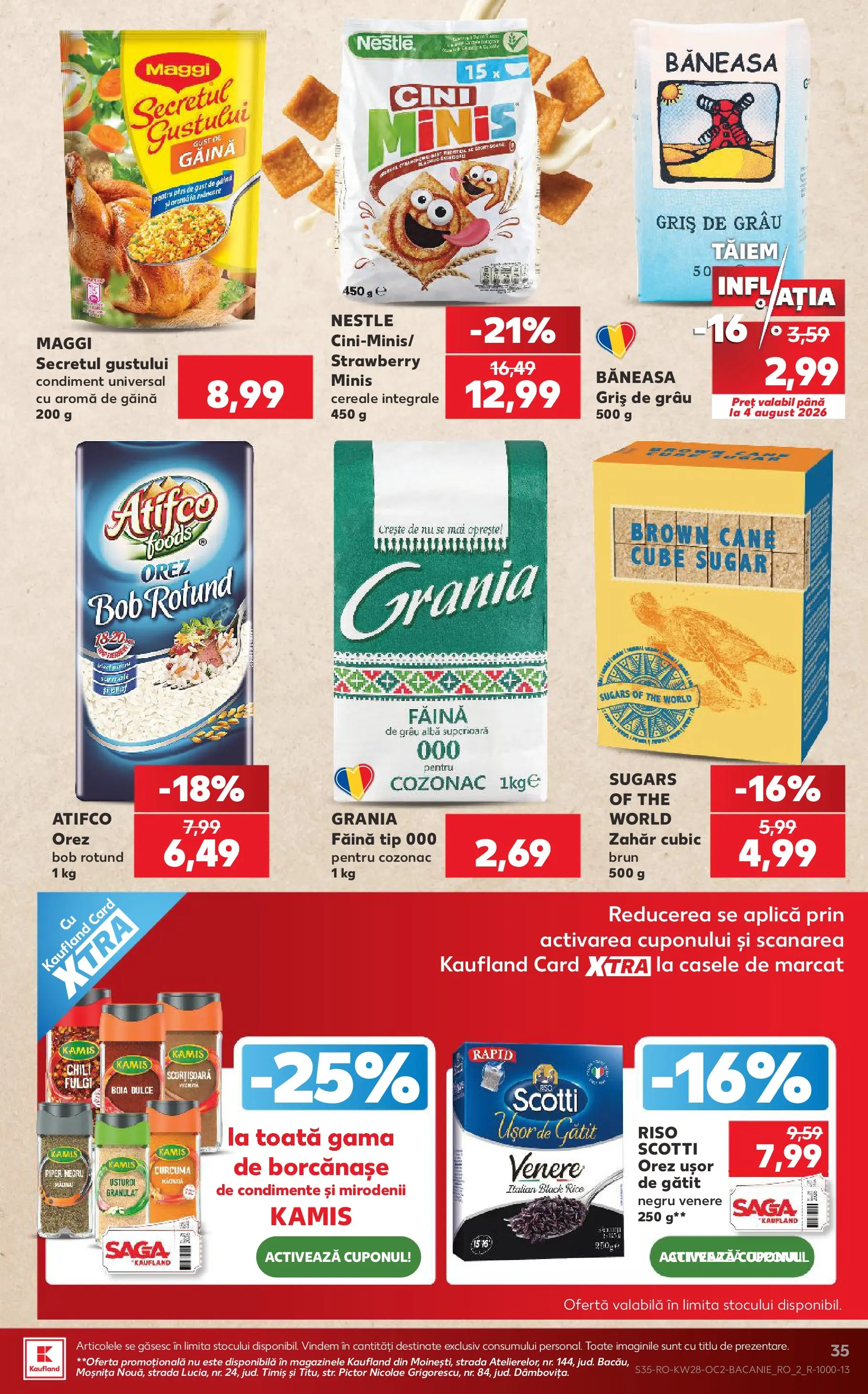 Catalog Kaufland 8 - 13 Iulie 2026 | Pagina 35 | Produse: Făină, Cereale, Condimente, Piper