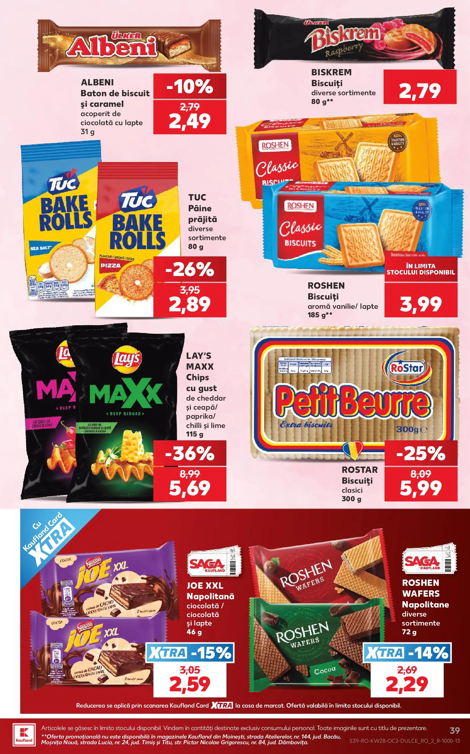Catalog Kaufland 8 - 13 Iulie 2026 | Pagina 39 | Produse: Lime, Pâine, Pizza, Cacao