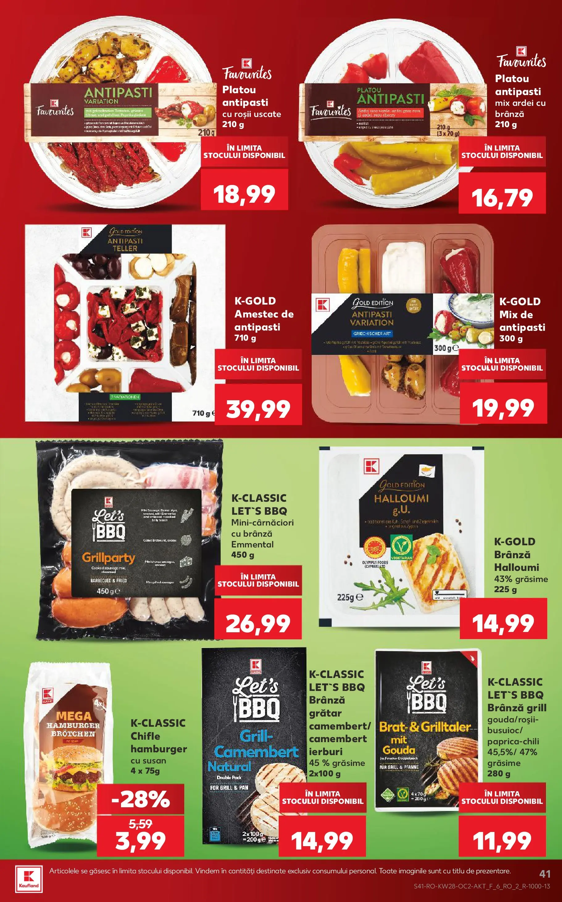 Catalog Kaufland 8 - 13 Iulie 2026 | Pagina 41 | Produse: Grill, Grătar, Brânză, Roșii