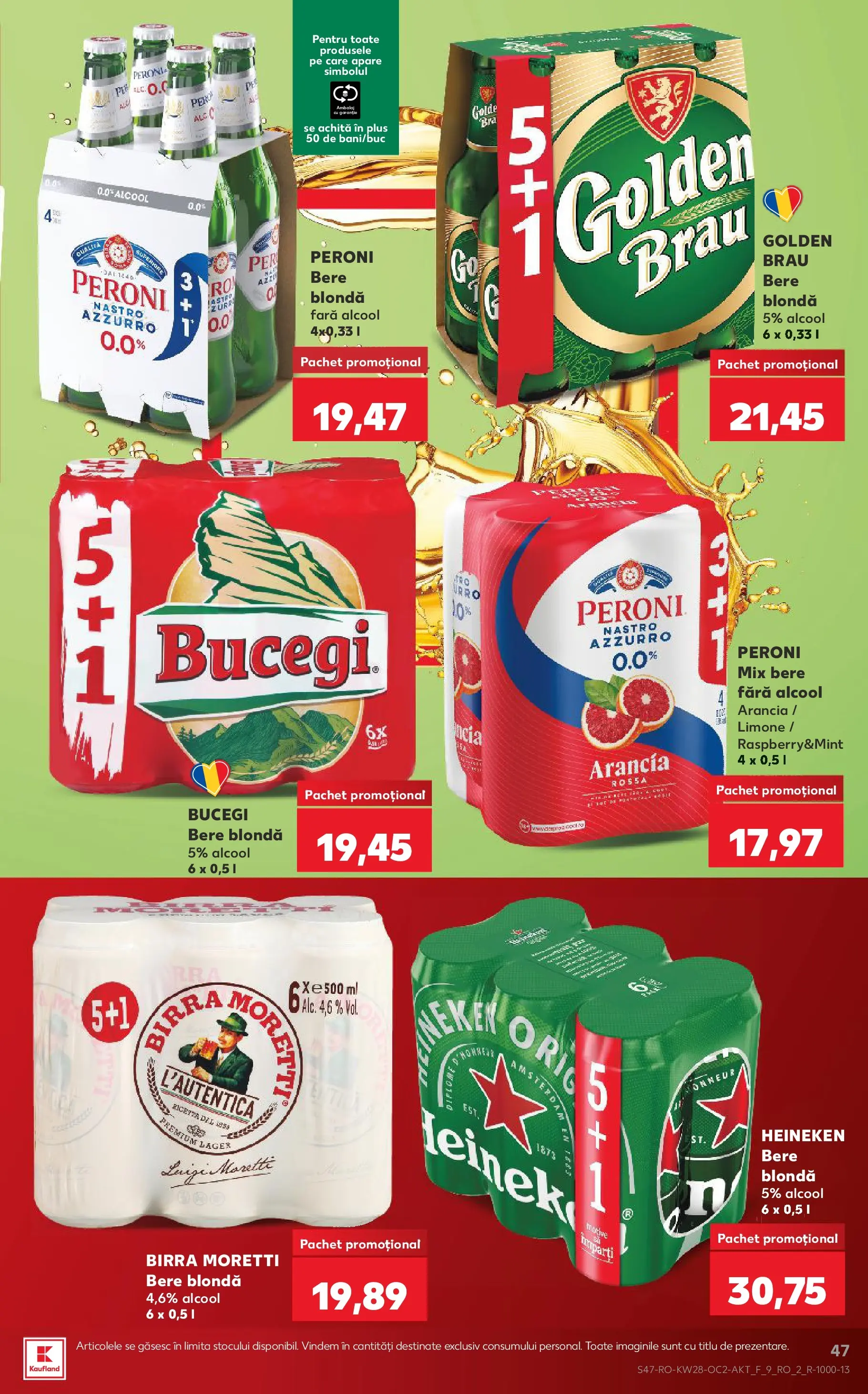 Catalog Kaufland 8 - 13 Iulie 2026 | Pagina 47 | Produse: Bere