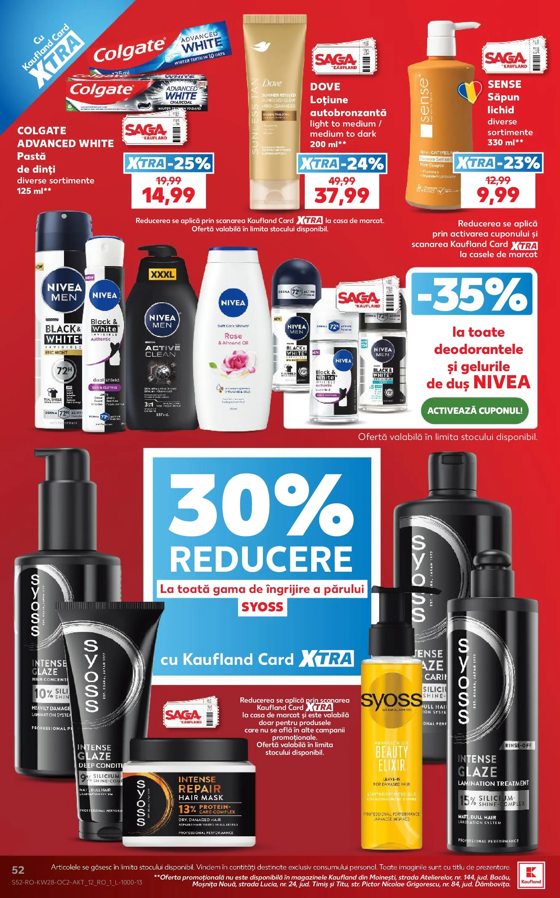 Catalog Kaufland 8 - 13 Iulie 2026 | Pagina 52 | Produse: Elixir, Pomelo, Duș, Săpun
